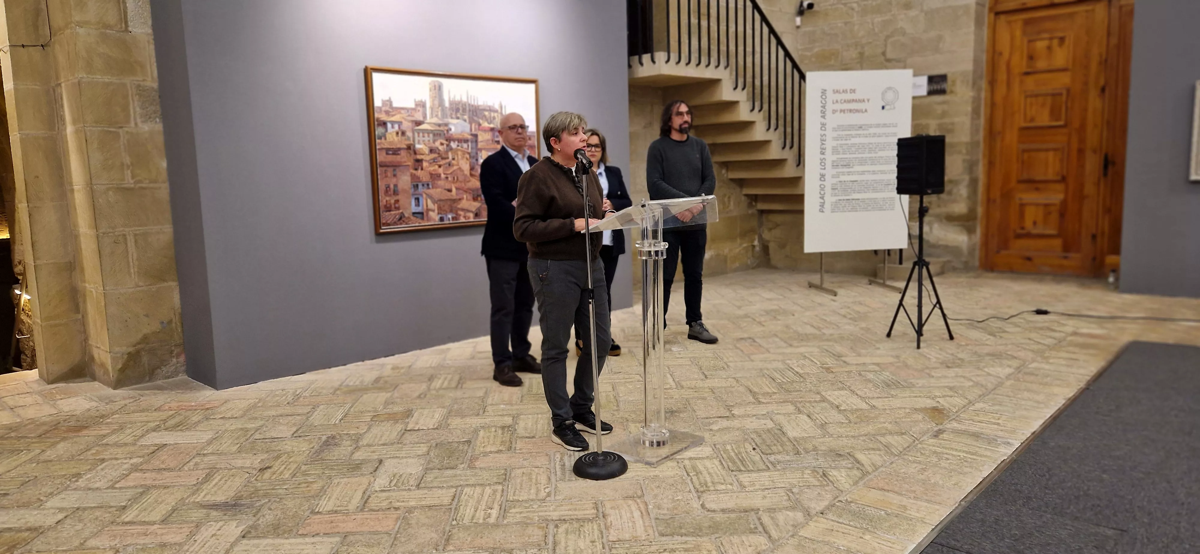 Exposición de Leoncio Mairal en el Museo de Huesca. Foto Myriam Martínez