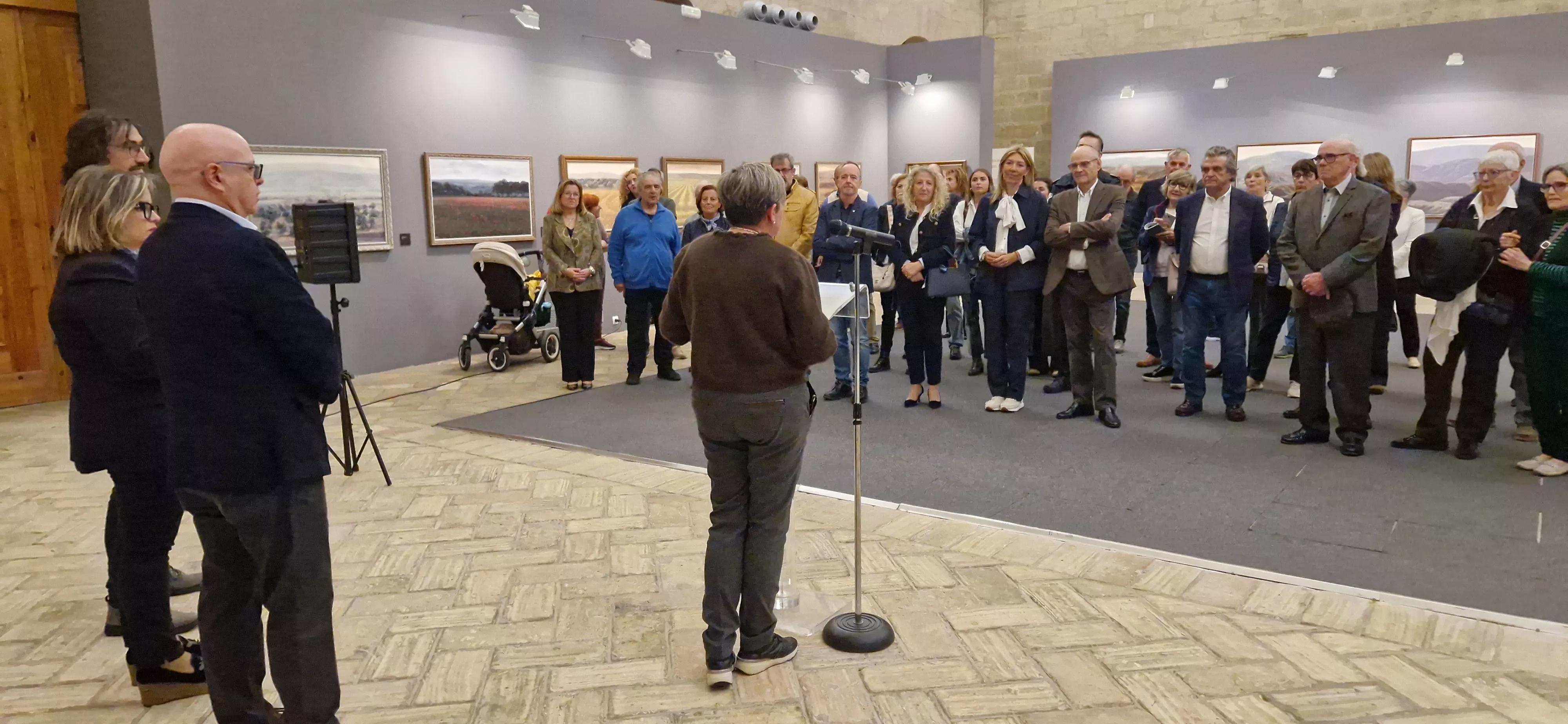 Exposición de Leoncio Mairal en el Museo de Huesca. Foto Myriam Martínez