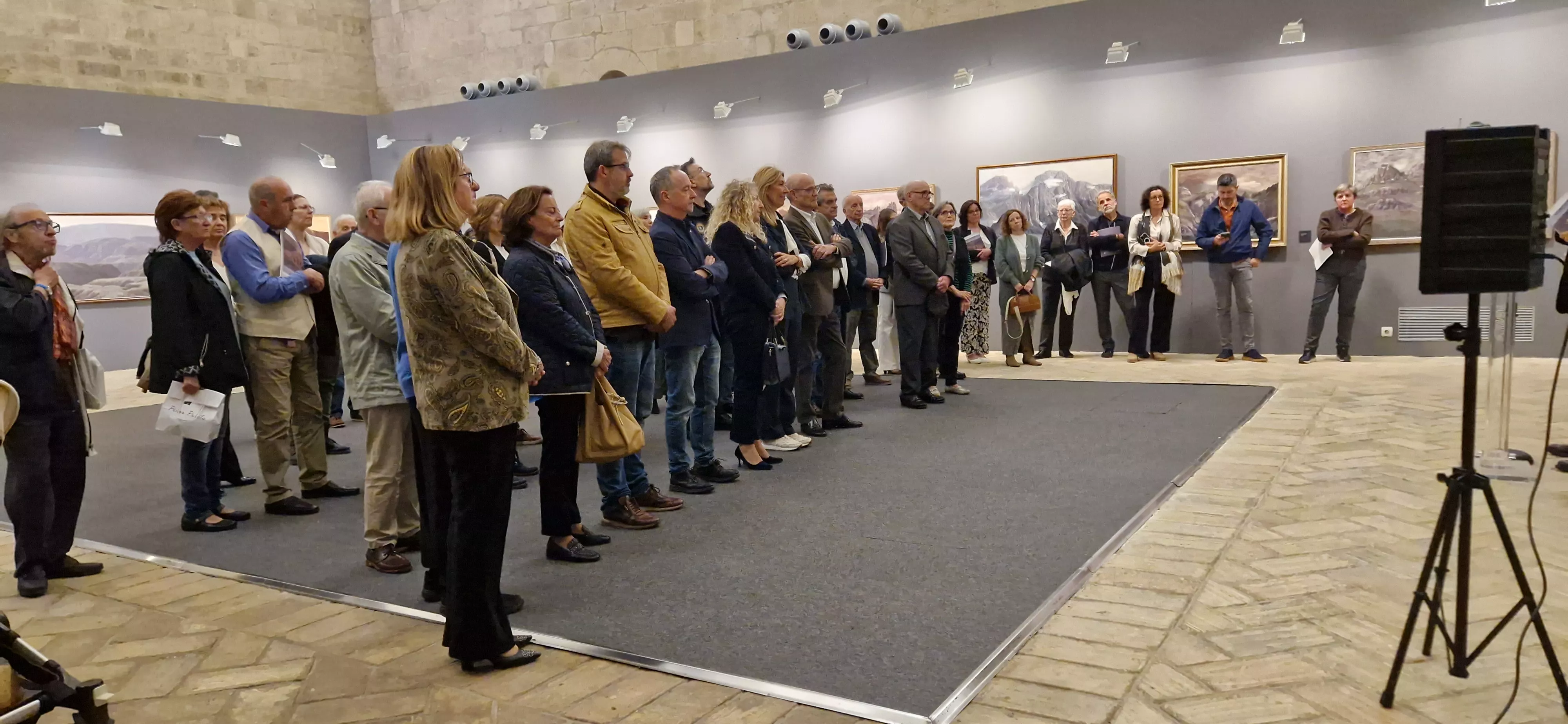 Exposición de Leoncio Mairal en el Museo de Huesca. Foto Myriam Martínez