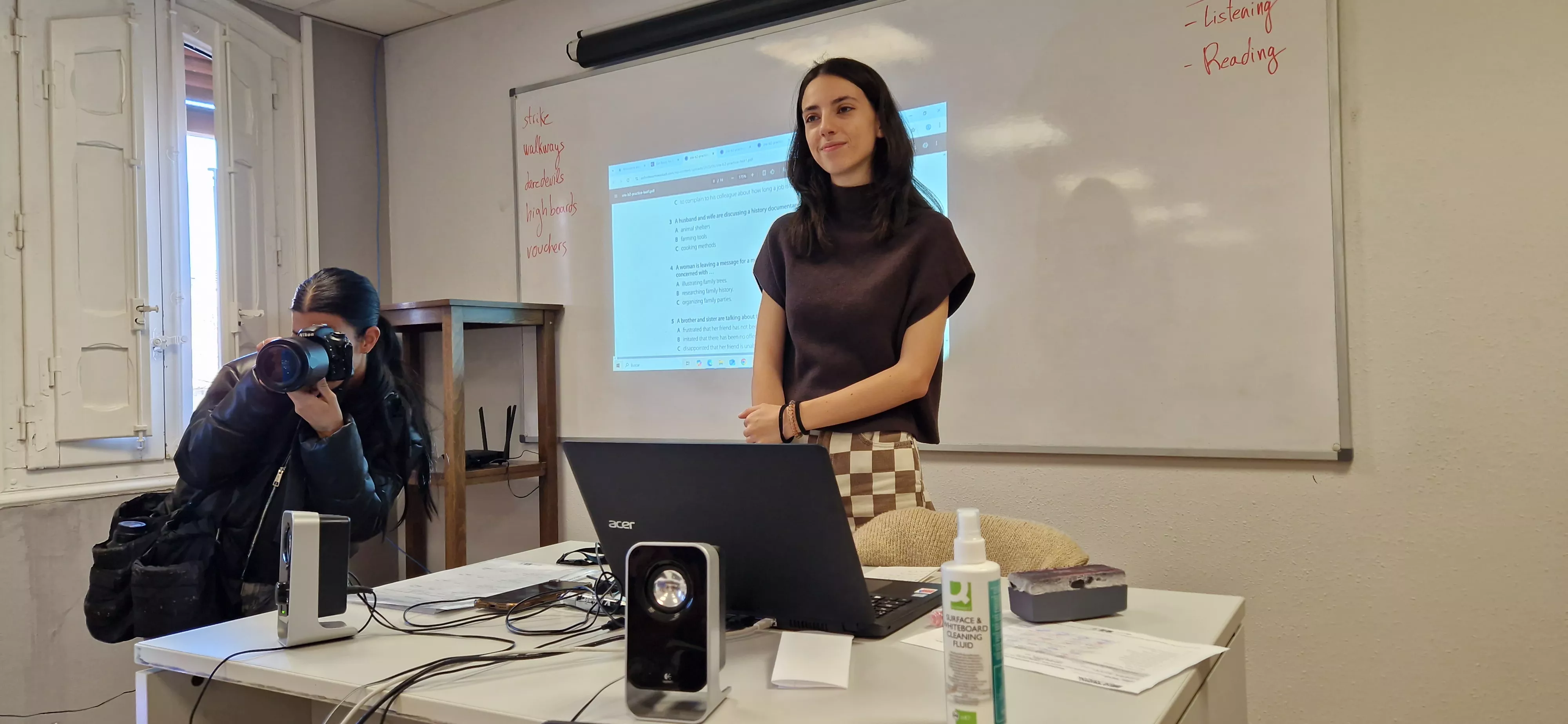 Programa Aragón habla inglés. Foto Myriam Martínez