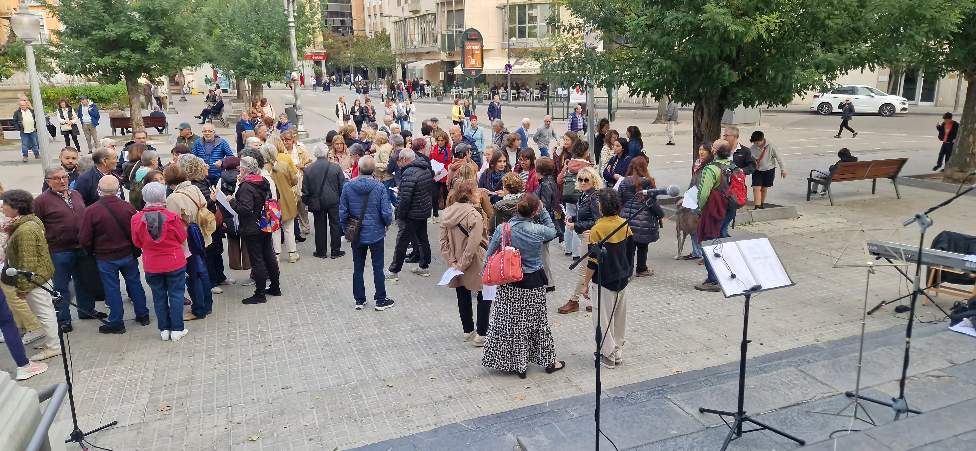 Voces por la paz, por los derechos humanos y contra las guerras del mundo. Foto Myriam Martínez