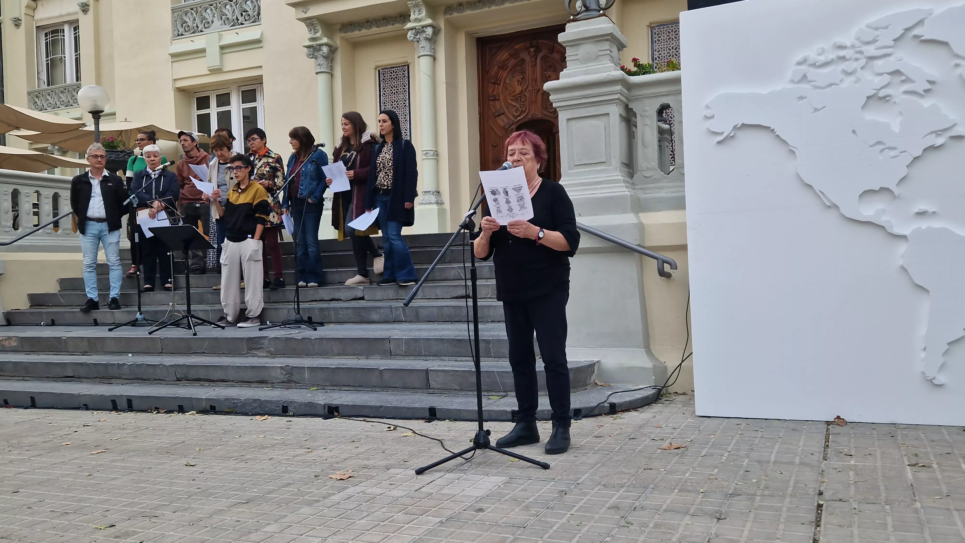 Isabel Arilla. Voces por la paz, por los derechos humanos y contra las guerras del mundo. Foto Myriam Martínez