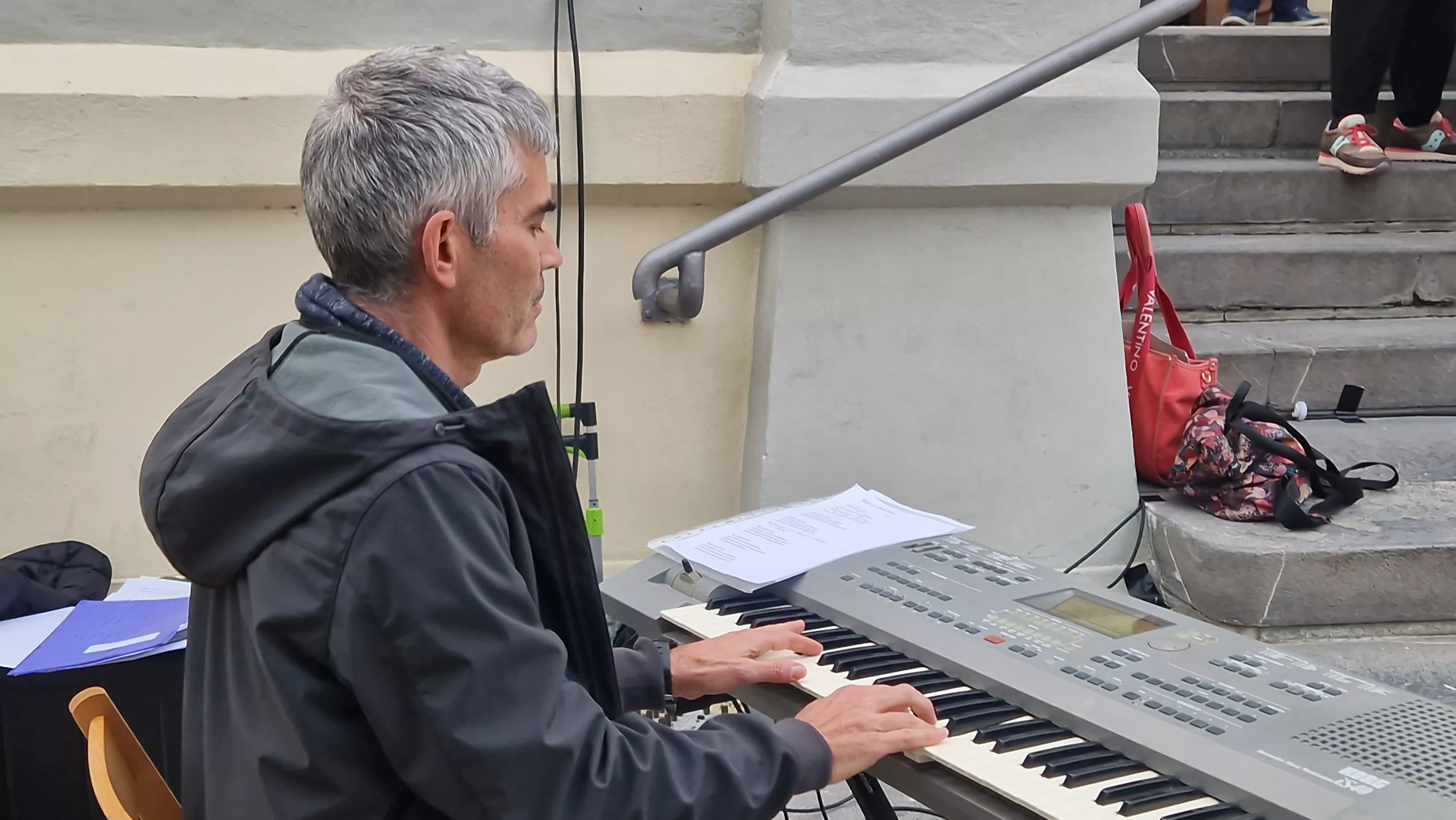 Manuel Franco. Voces por la paz, por los derechos humanos y contra las guerras del mundo. Foto Myriam Martínez