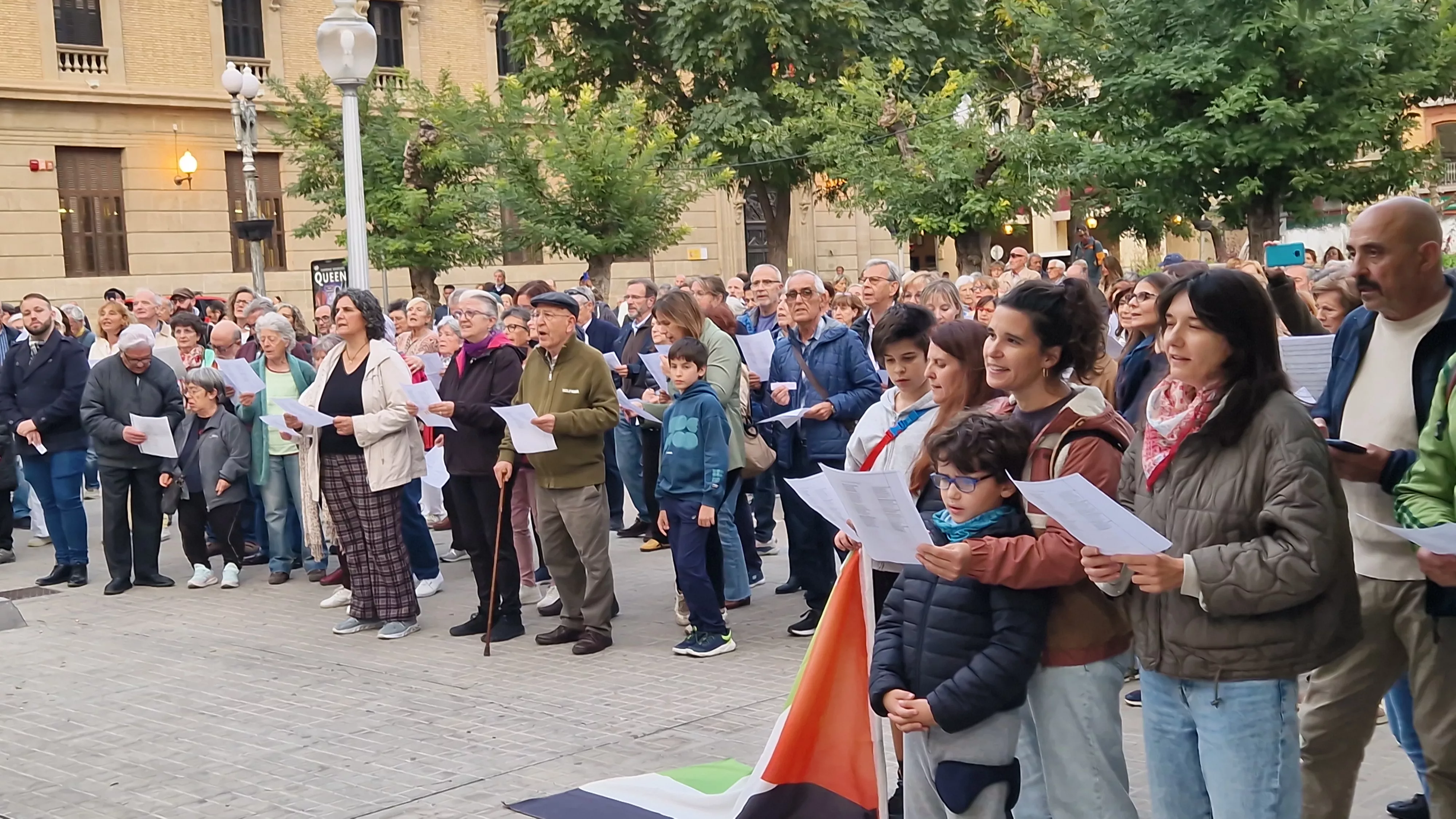 Voces por la paz, por los derechos humanos y contra las guerras del mundo. Foto Myriam Martínez