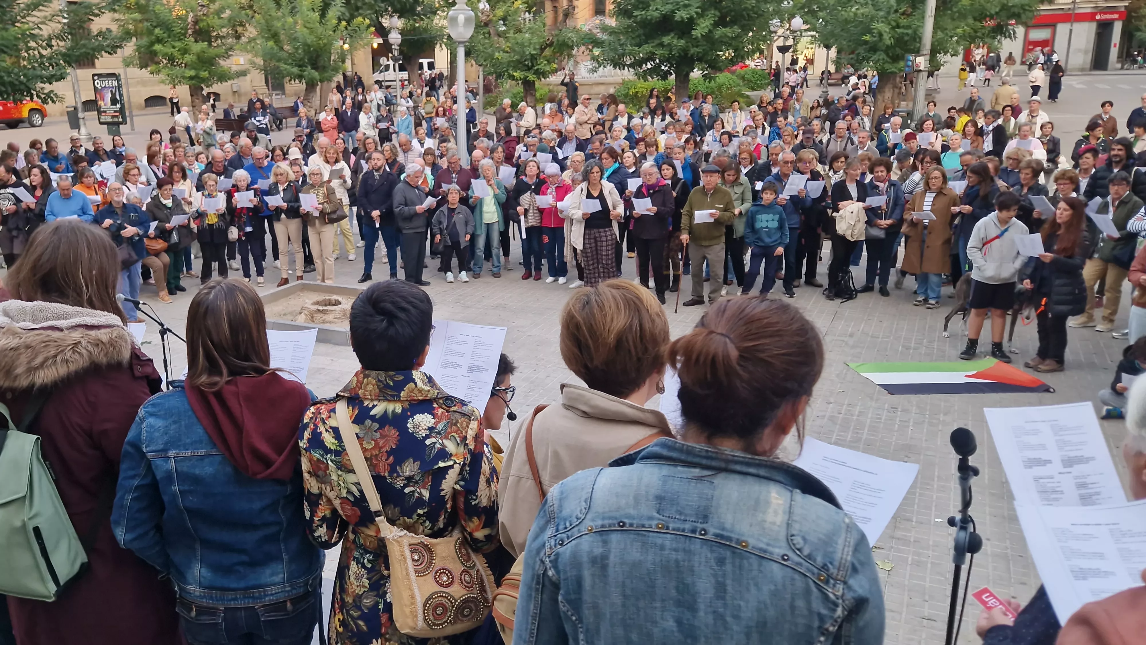 Voces por la paz, por los derechos humanos y contra las guerras del mundo. Foto Myriam Martínez