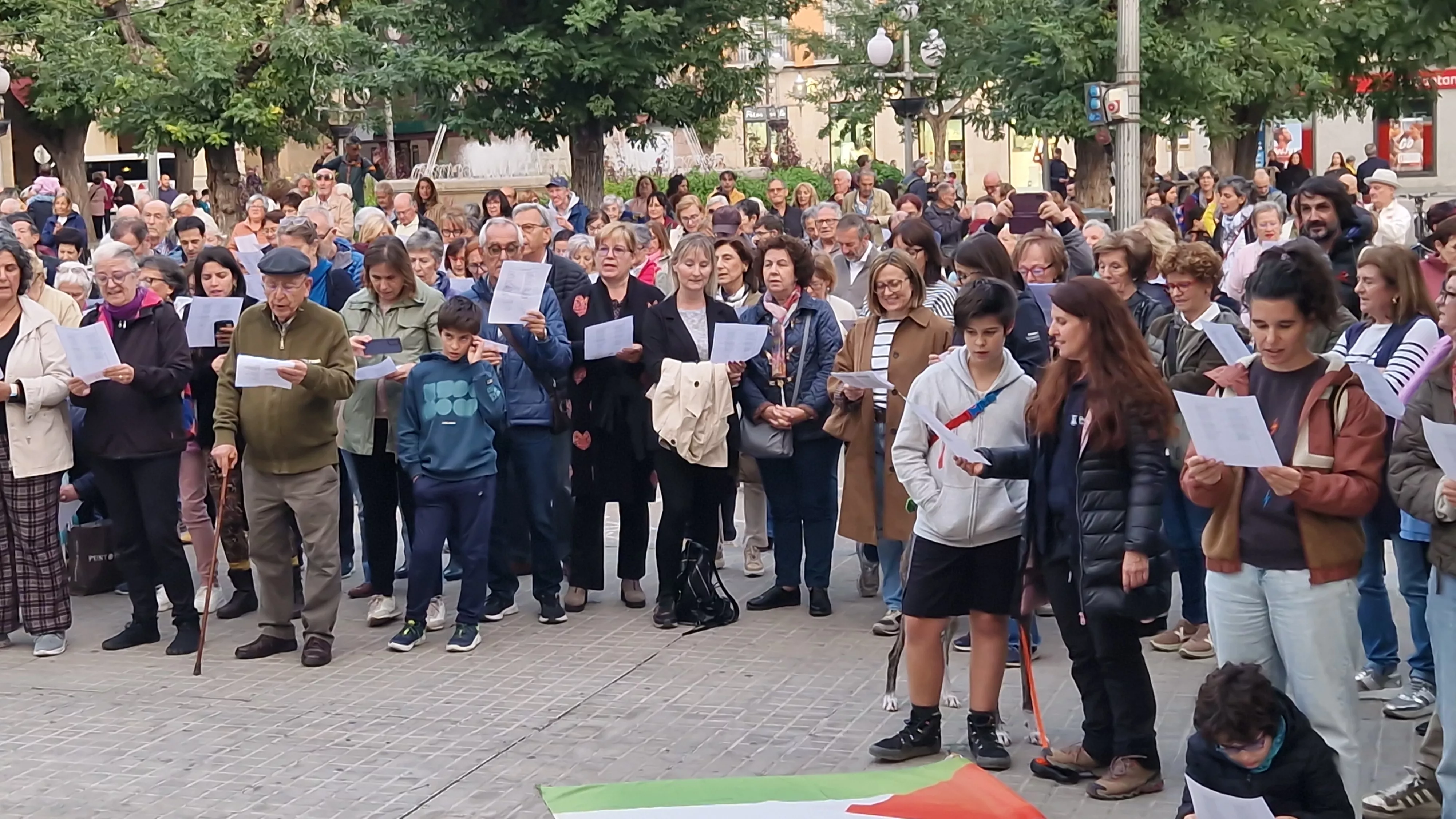 Voces por la paz, por los derechos humanos y contra las guerras del mundo. Foto Myriam Martínez
