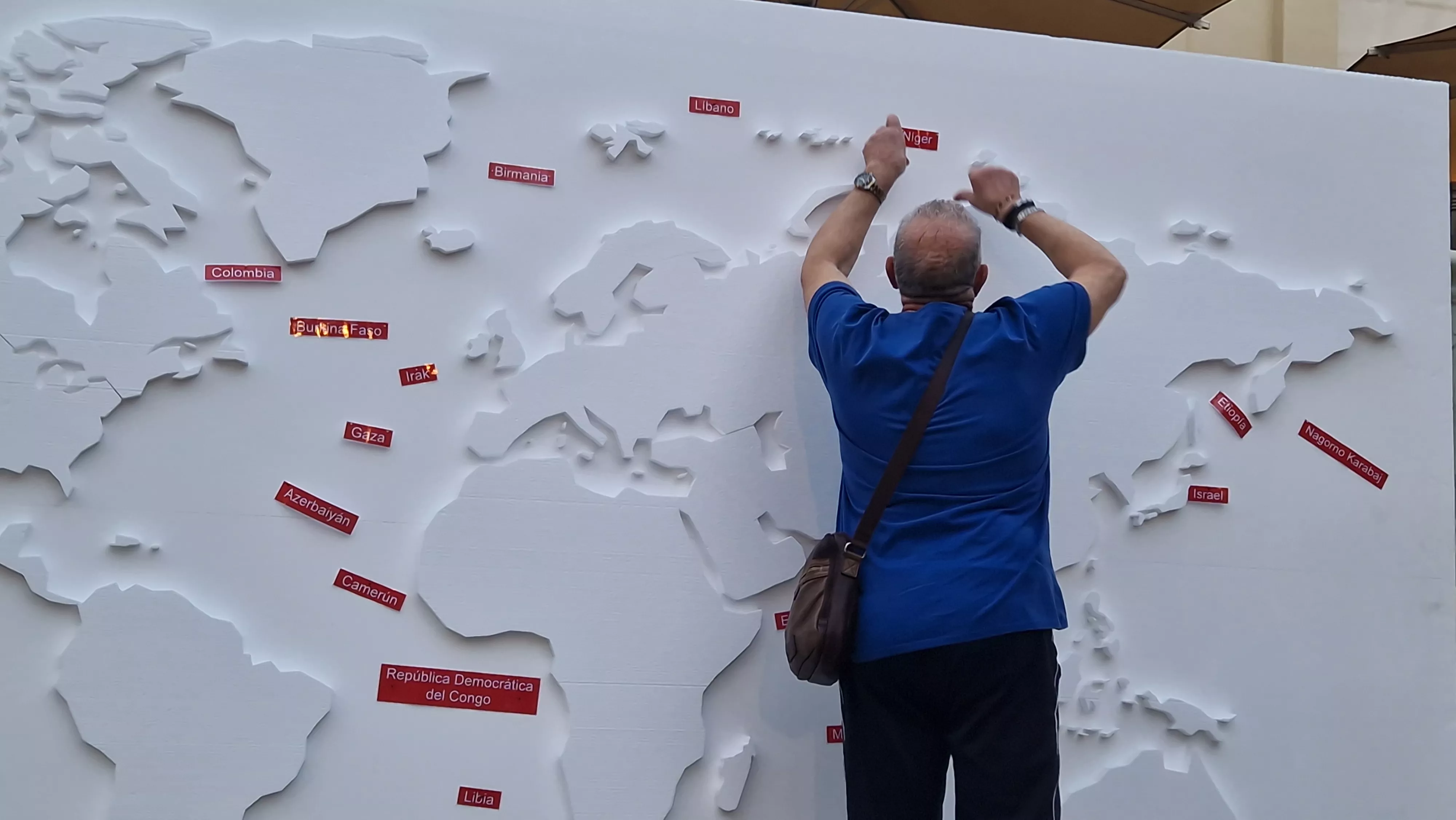 Voces por la paz, por los derechos humanos y contra las guerras del mundo. Foto Myriam Martínez