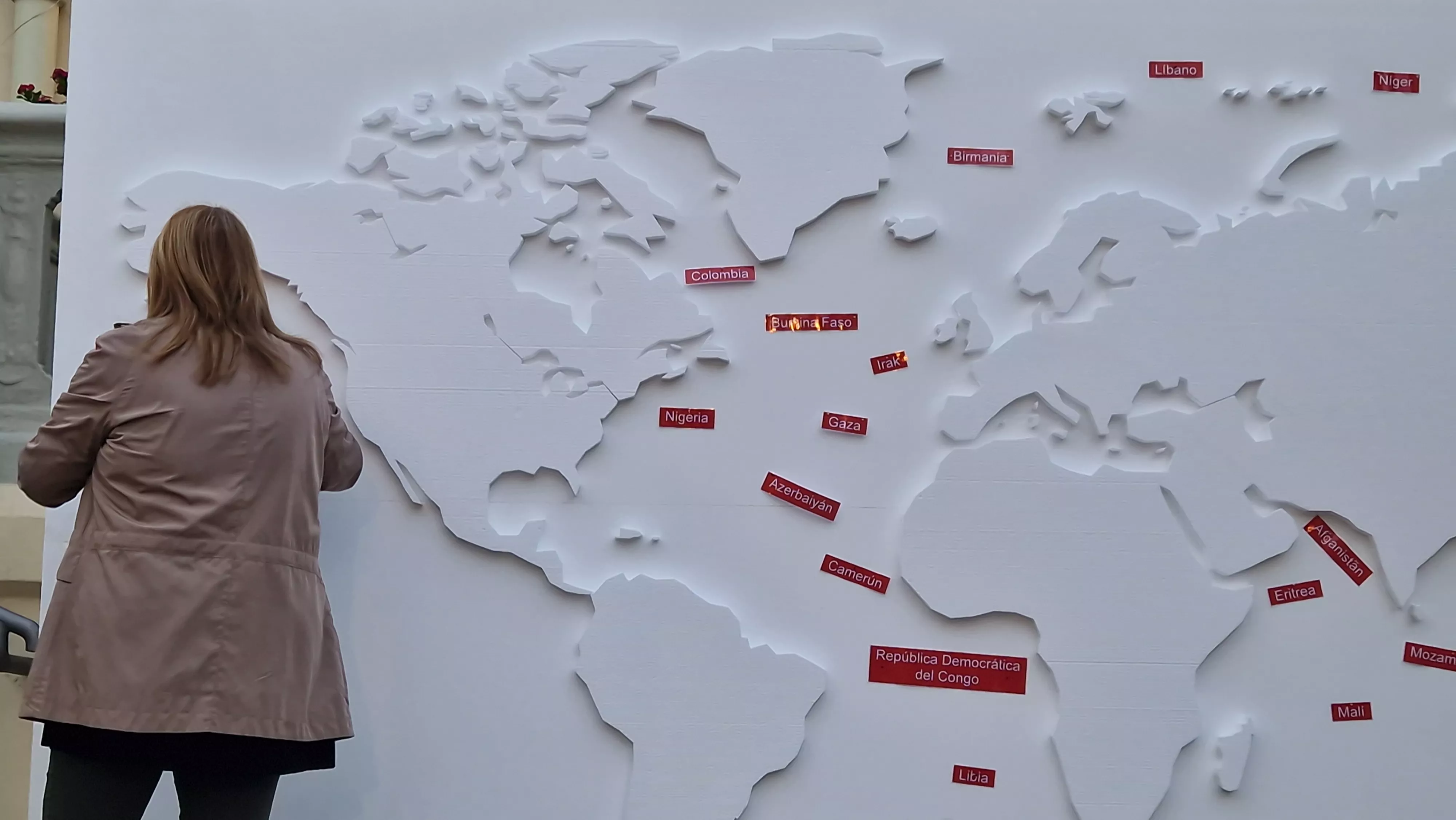 Voces por la paz, por los derechos humanos y contra las guerras del mundo. Foto Myriam Martínez