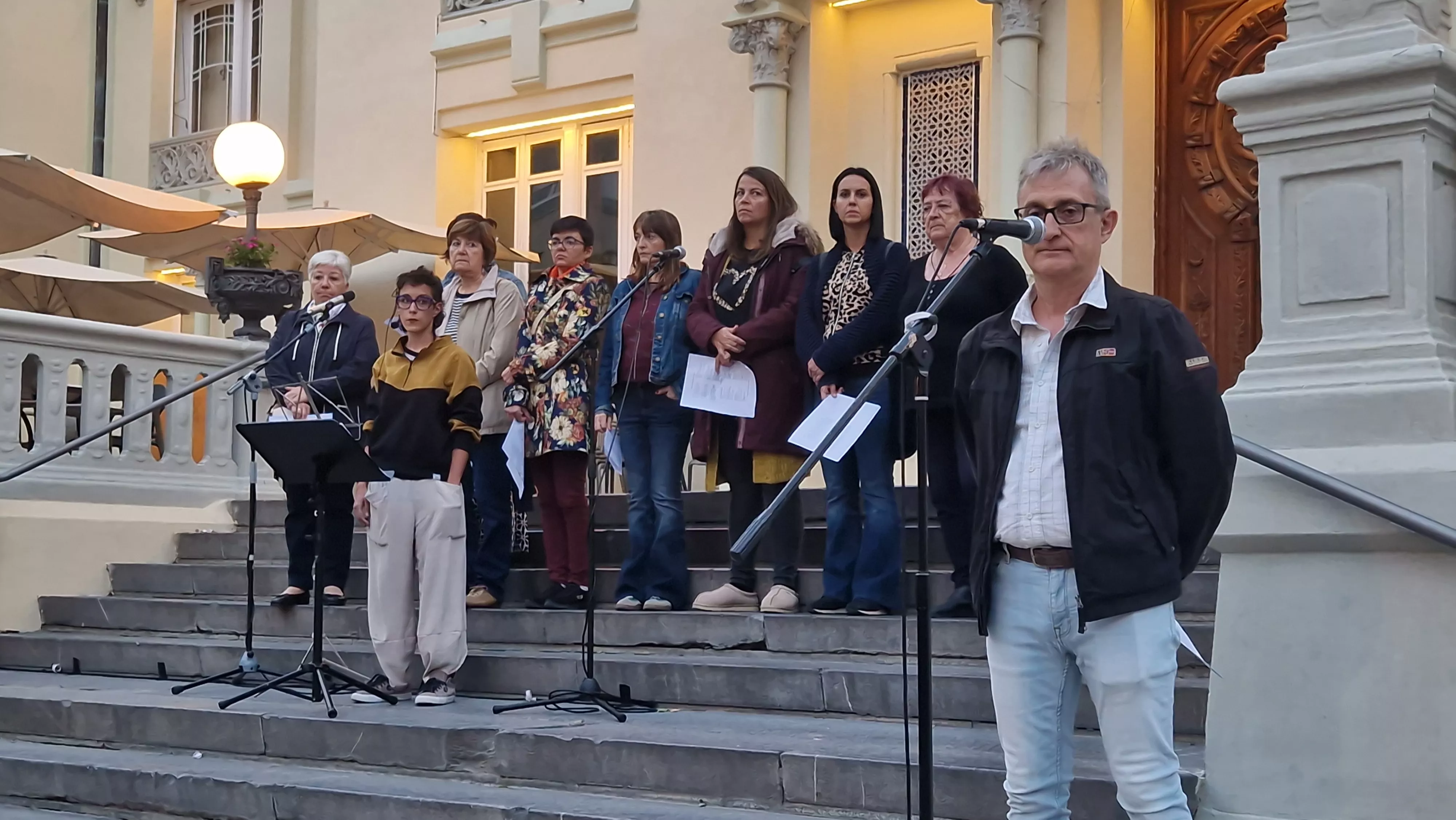 Jorge Arias. Voces por la paz, por los derechos humanos y contra las guerras del mundo. Foto Myriam Martínez