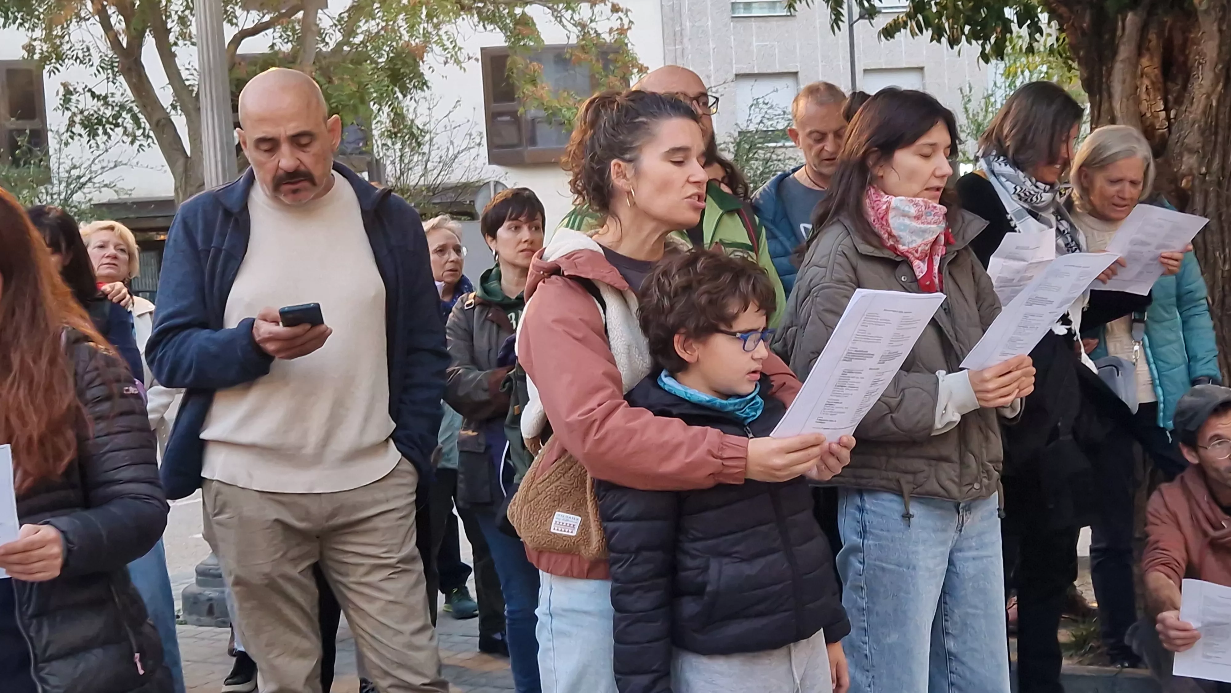 Voces por la paz, por los derechos humanos y contra las guerras del mundo. Foto Myriam Martínez