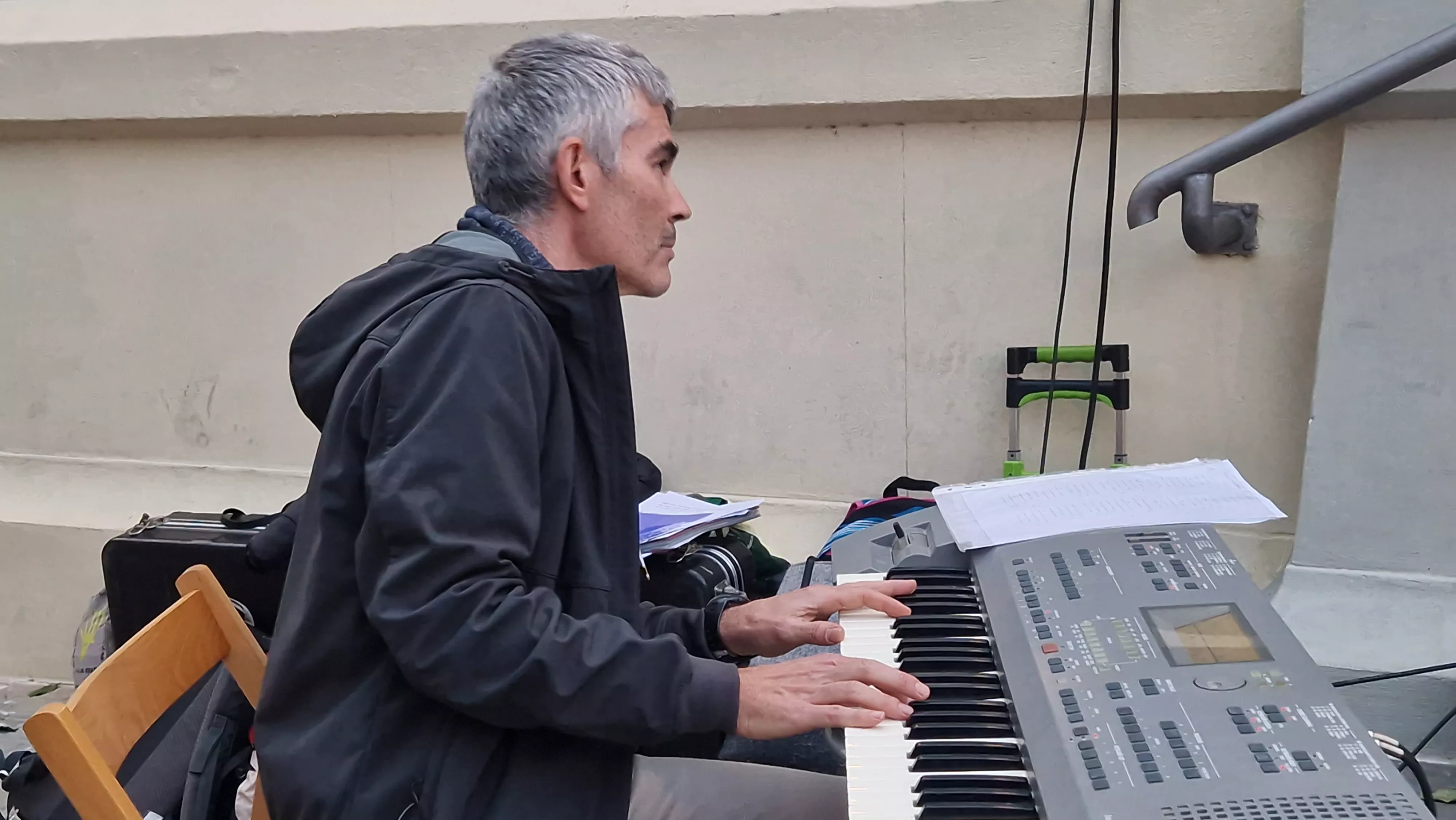 Manuel Franco. Voces por la paz, por los derechos humanos y contra las guerras del mundo. Foto Myriam Martínez