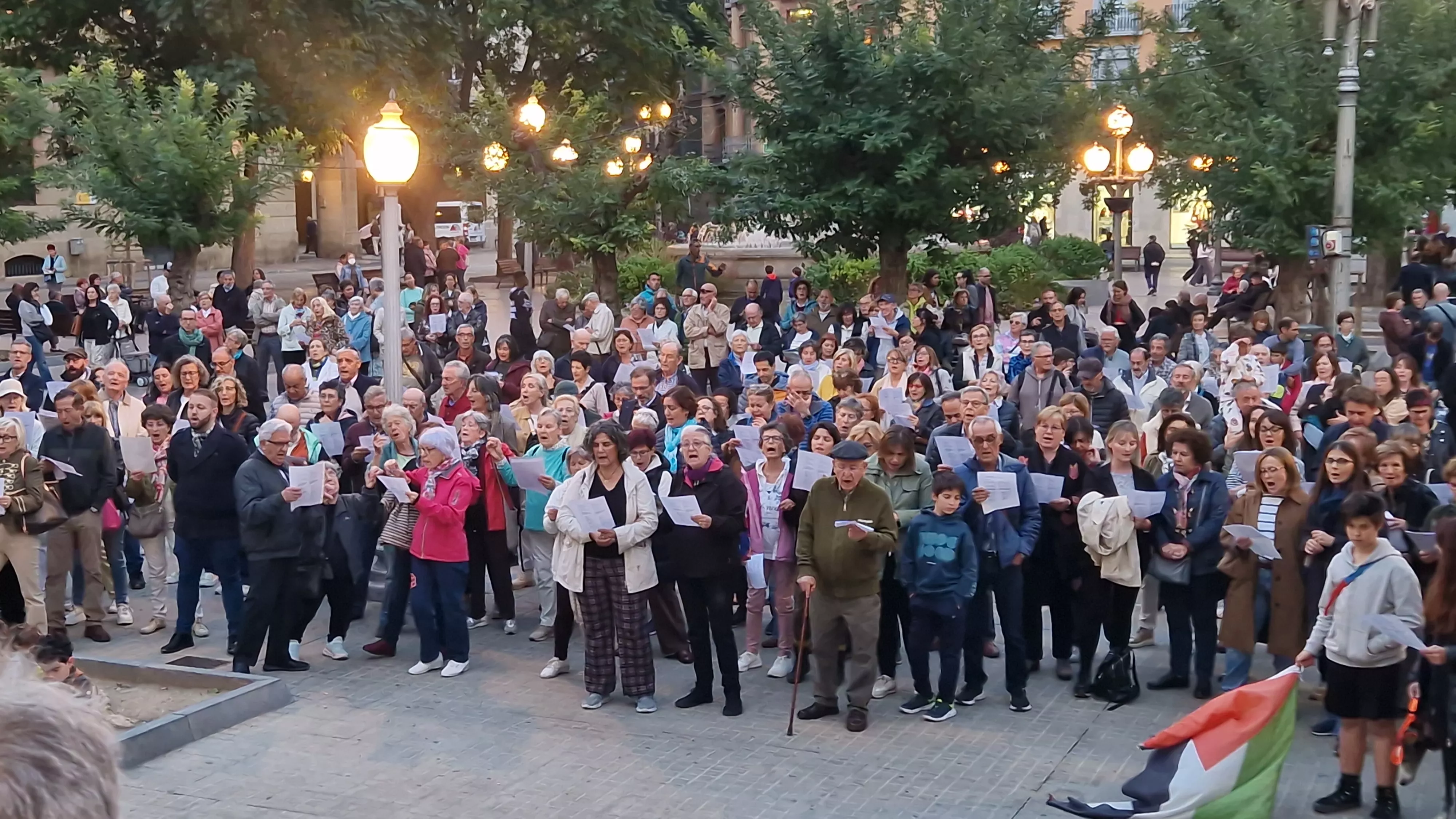 Voces por la paz, por los derechos humanos y contra las guerras del mundo. Foto Myriam Martínez