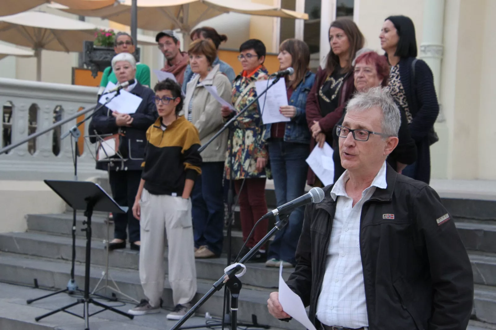 Voces por la paz, por los derechos humanos y contra las guerras del mundo. Foto Carlos Neofato