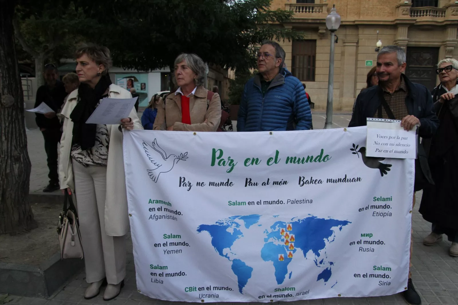 Voces por la paz, por los derechos humanos y contra las guerras del mundo. Foto Carlos Neofato