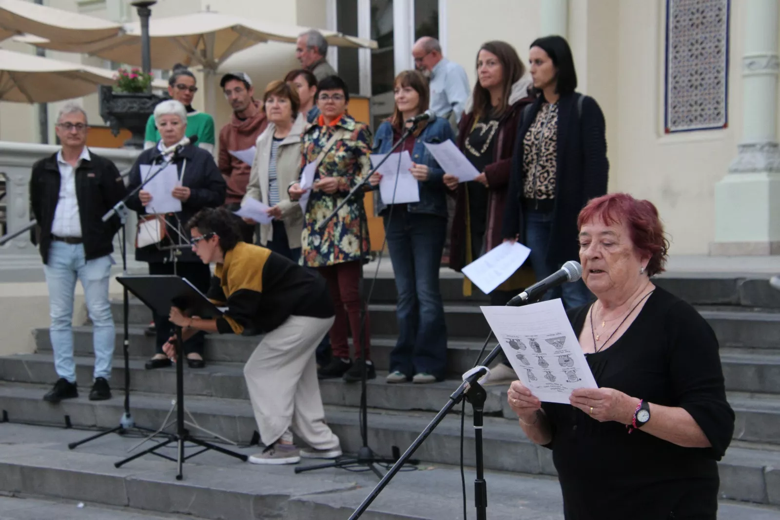 Isabel Arilla. Voces por la paz, por los derechos humanos y contra las guerras del mundo. Foto Carlos Neofato