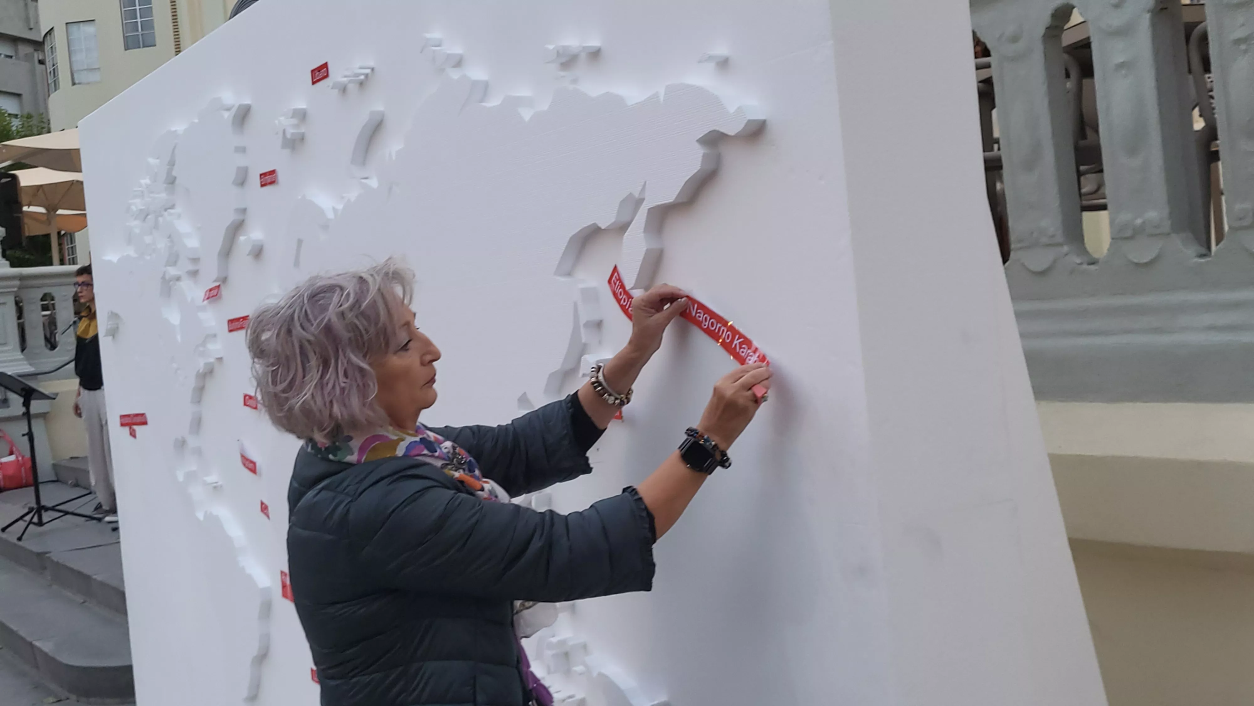 Voces por la paz, por los derechos humanos y contra las guerras del mundo. Foto Mercedes Manterola