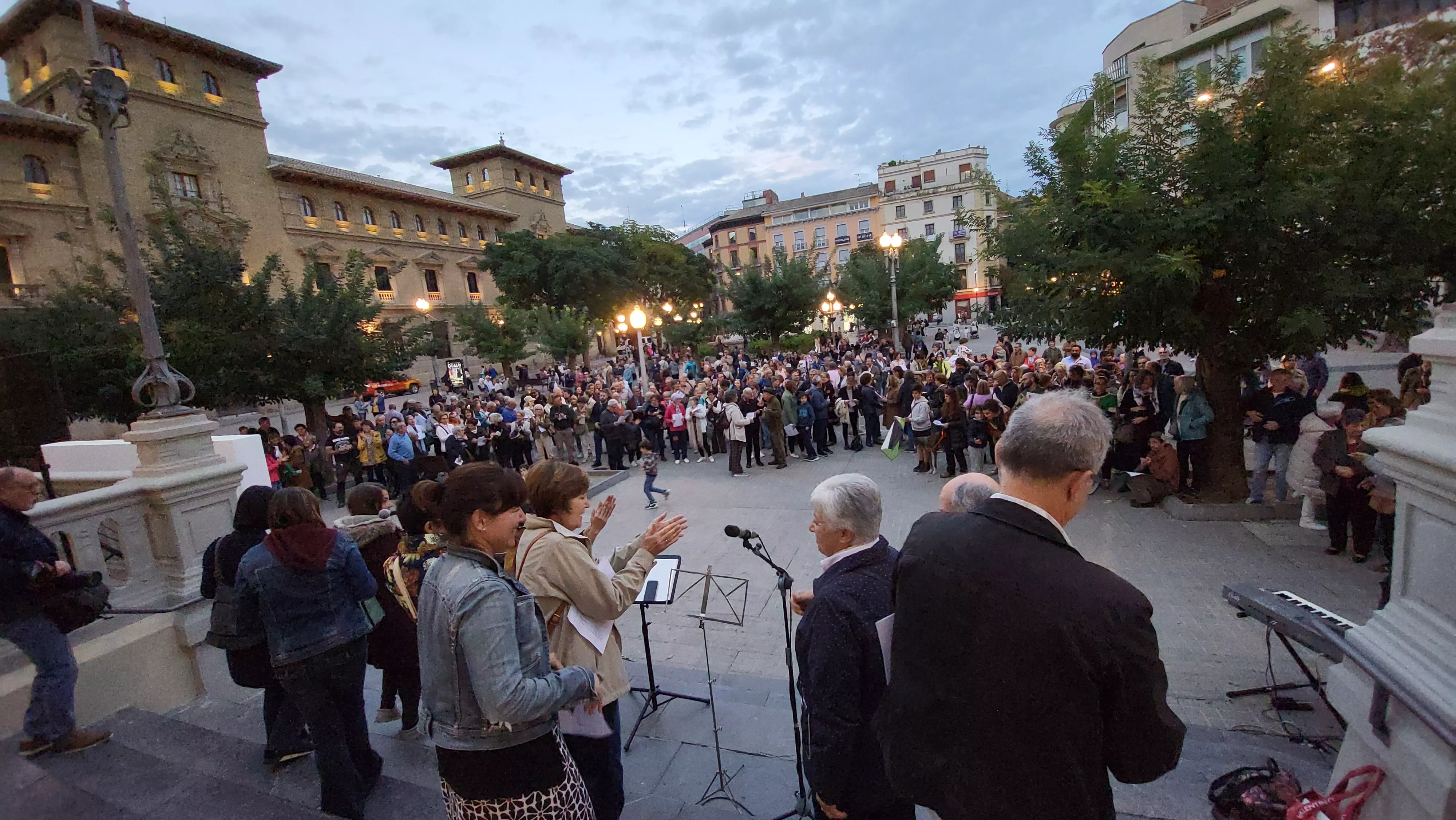 Voces por la paz, por los derechos humanos y contra las guerras del mundo. Foto Mercedes Manterola