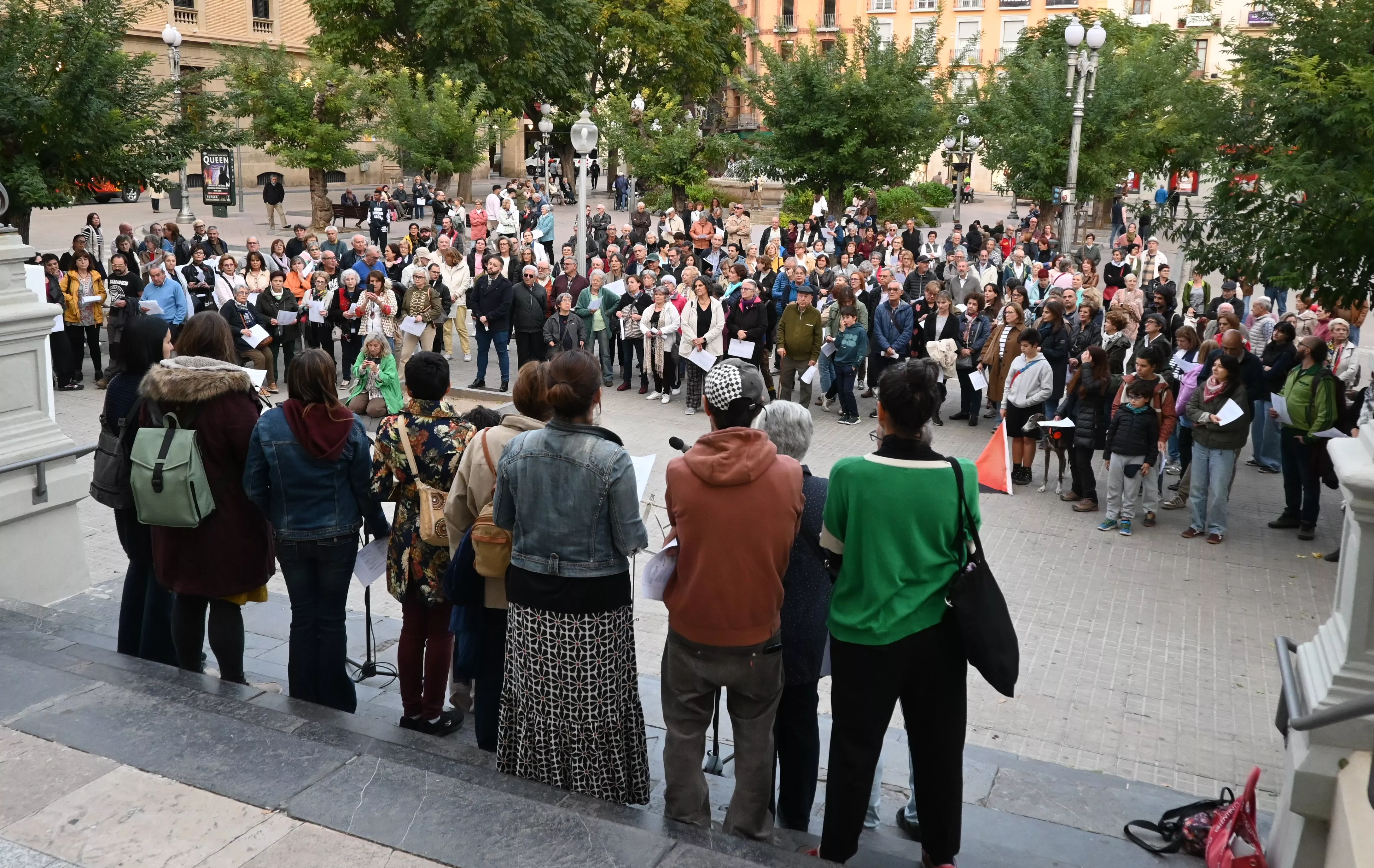Voces por la paz, por los derechos humanos y contra las guerras del mundo. Foto Carlos Jalle