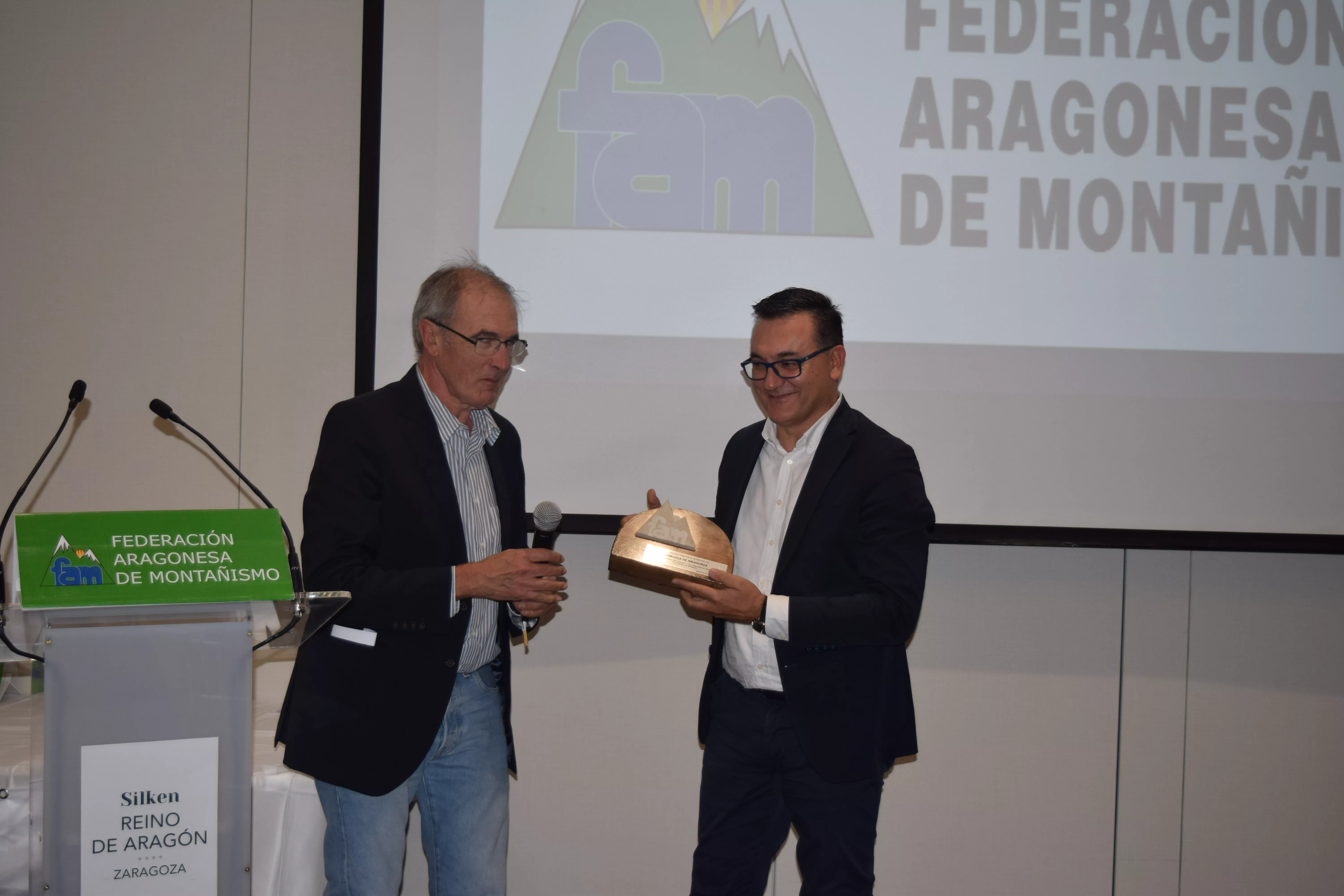 Placa reconocimiento comarca Ribagorza 
