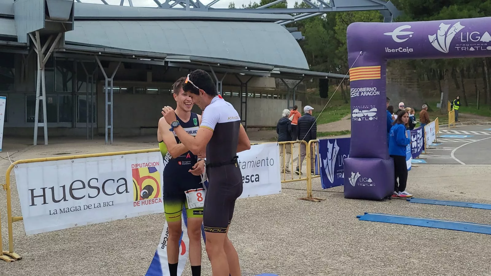 Imágenes del V Duatlón Cros Ciudad de Huesca celebrado este sábado. Foto: Adri Mora