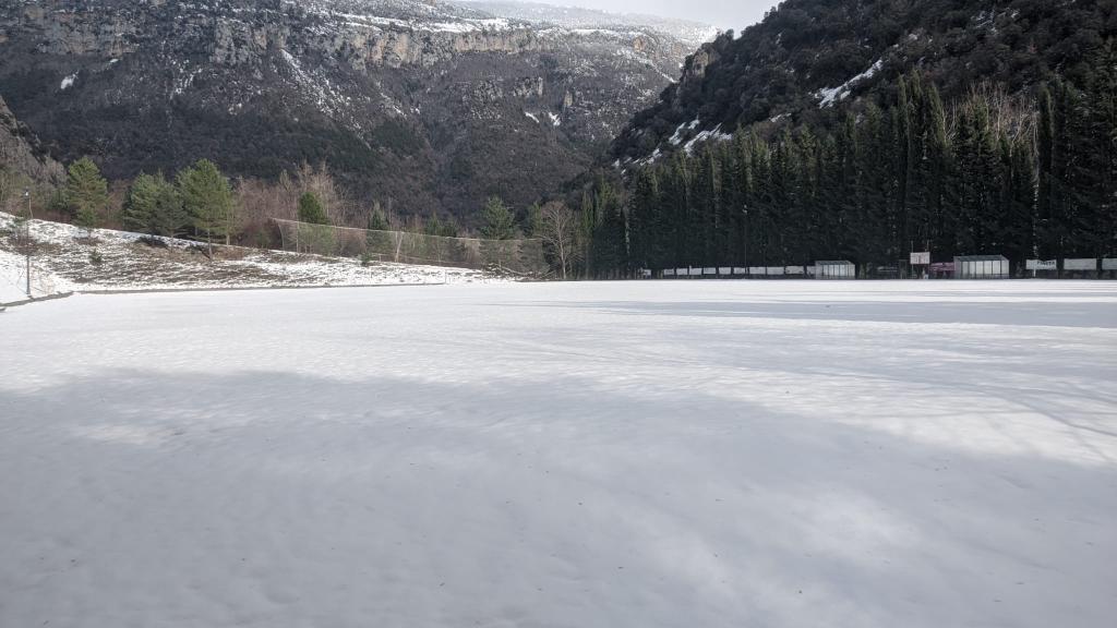 Santandreu, el campo de la Unificación Alto Cinca, en Lafortunada. 