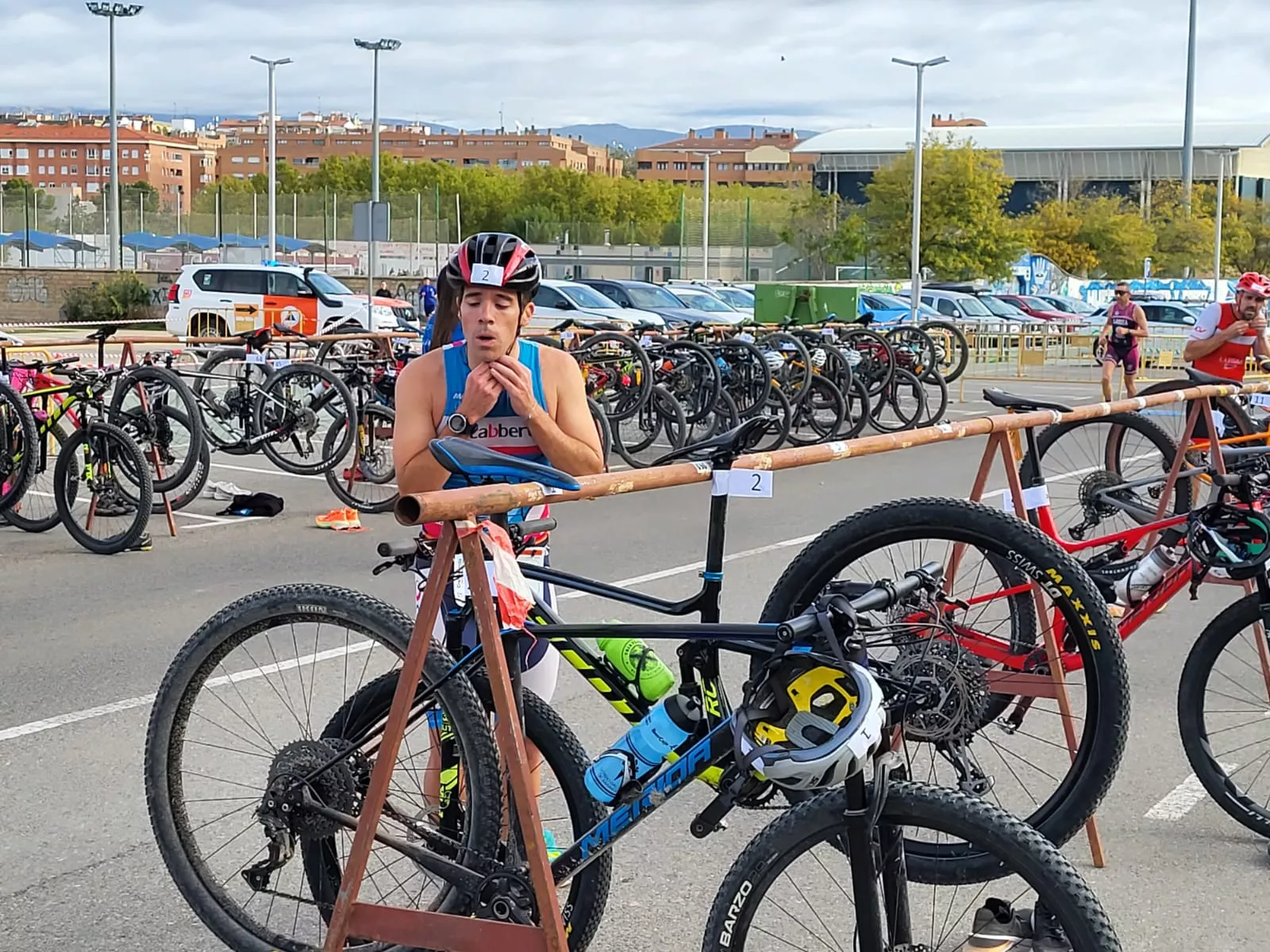 Imágenes del V Duatlón Cros Ciudad de Huesca celebrado este sábado. Foto: Adri Mora