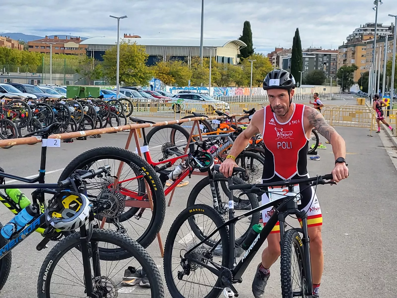 Imágenes del V Duatlón Cros Ciudad de Huesca celebrado este sábado. Foto: Adri Mora