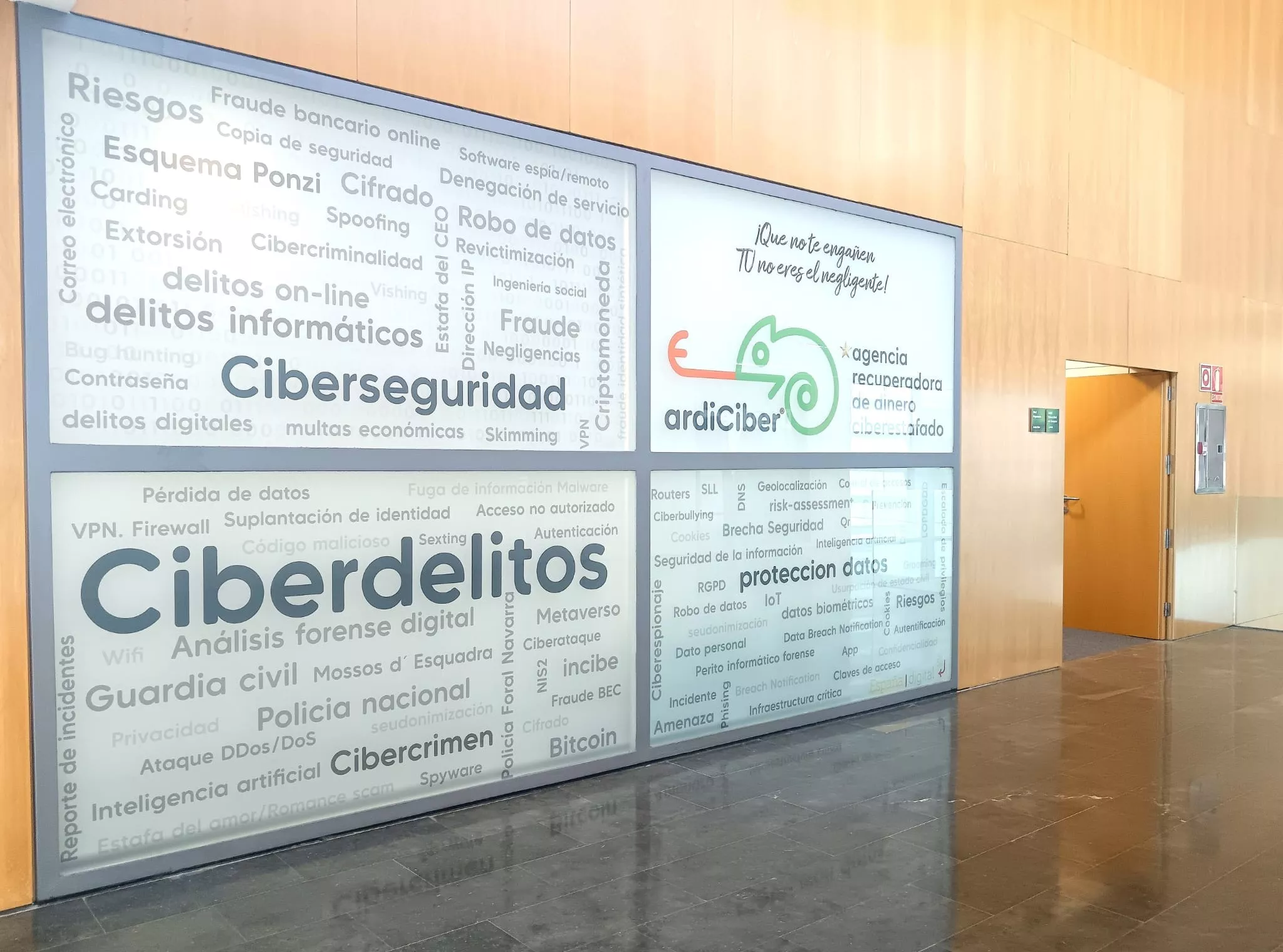 Sede de ardiCiber en Huesca, compañía que detectó el fraude y la responsabilidad de Caixabank con un cliente