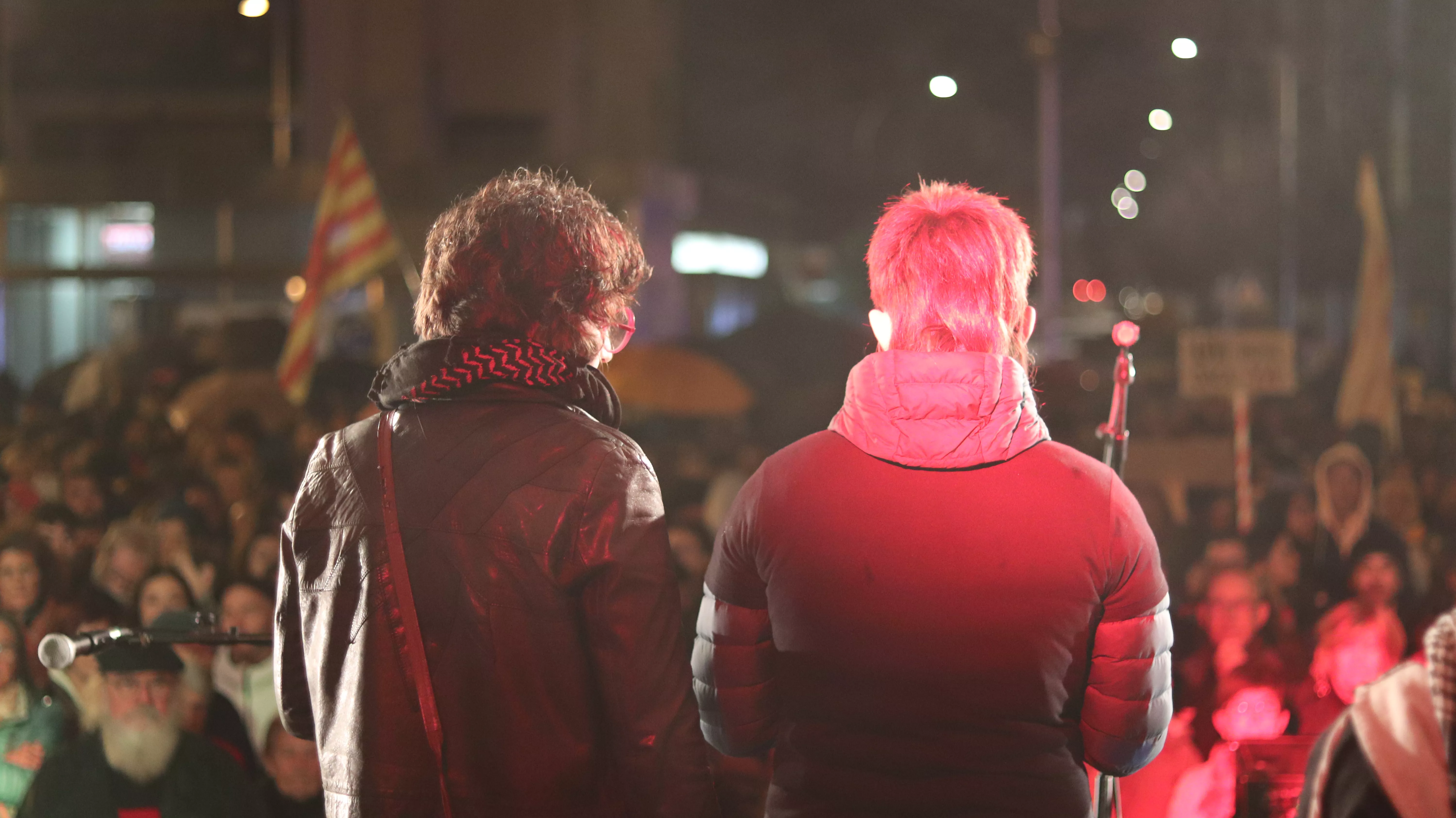 Manifestación convocada por el Movimiento por la Dignidad de la Montaña en Jaca.