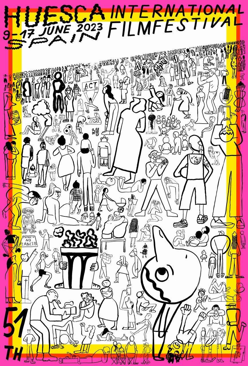 El cartel oficial del 51HIFF está diseñado por It's Raining Elephants El cartel oficial del 51HIFF está diseñado por It's Raining Elephants