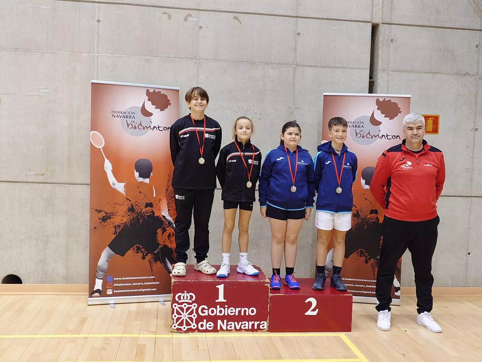 Bádminton Huesca en Estella 