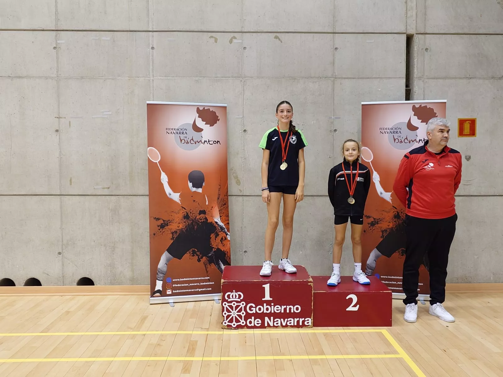 Bádminton Huesca en Estella 