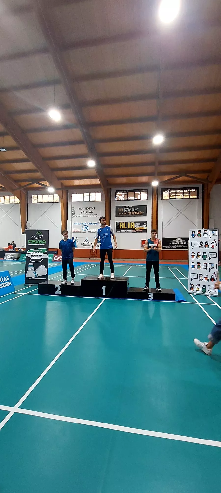 Podio de Alejandro Gállego