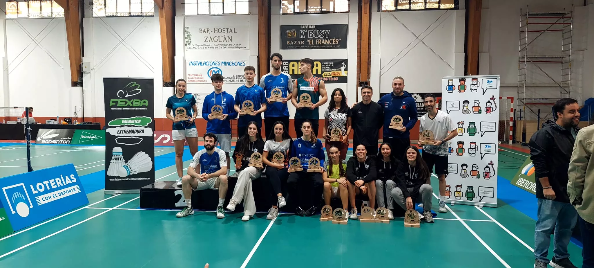 Premiados en el torneo de Villanueva de la Vera