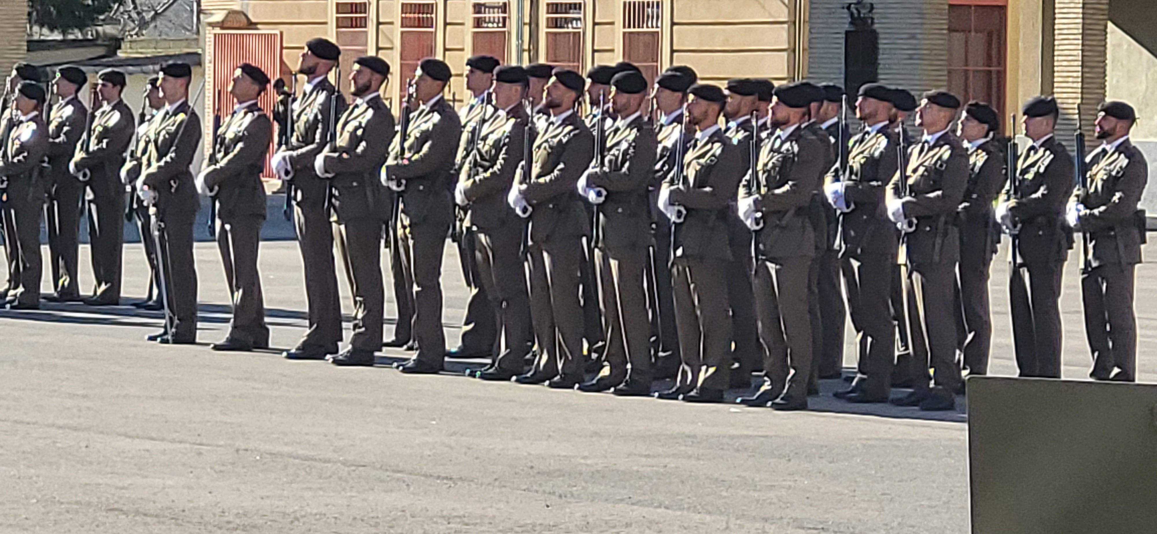 Toma de posesión de José Manuel Vivas como jefe de la División Castillejos