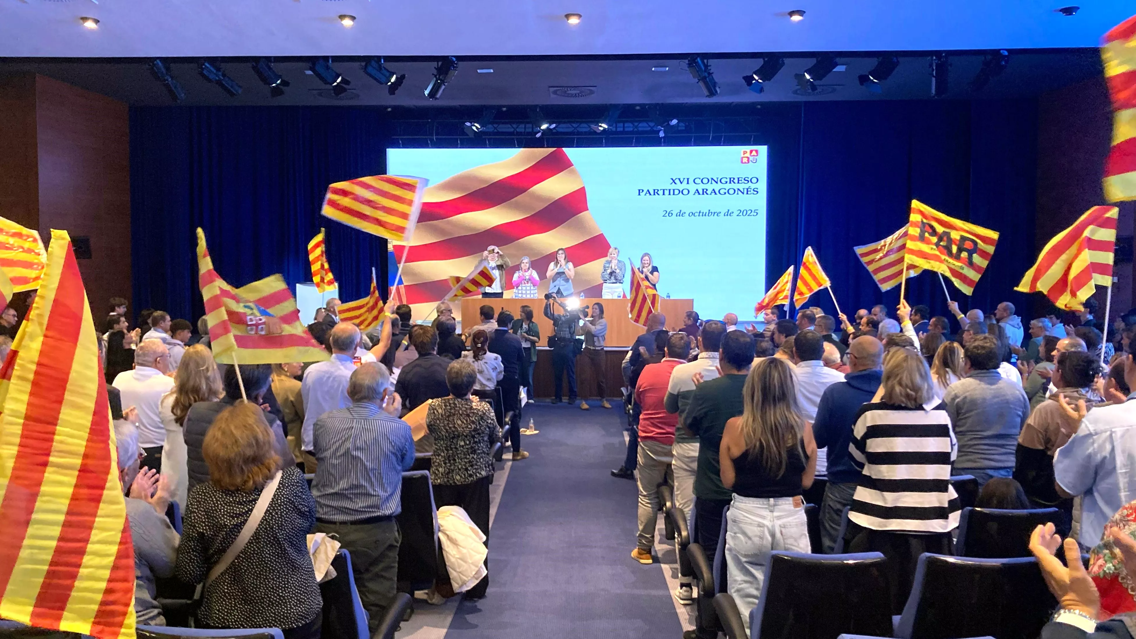 Congreso del PAR en el que ha sido ratificado Alberto Izquierdo