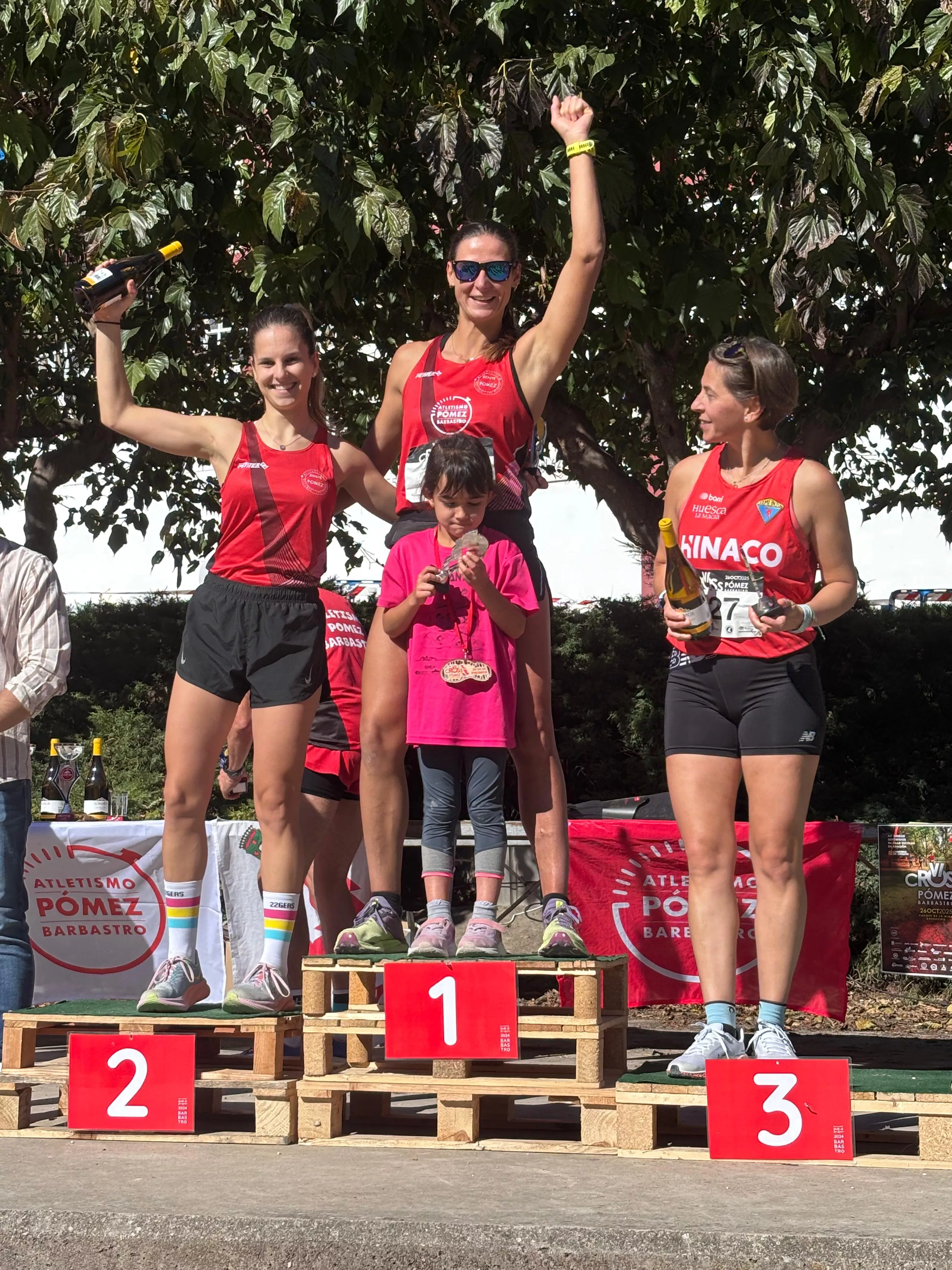 Podio absoluto femenino