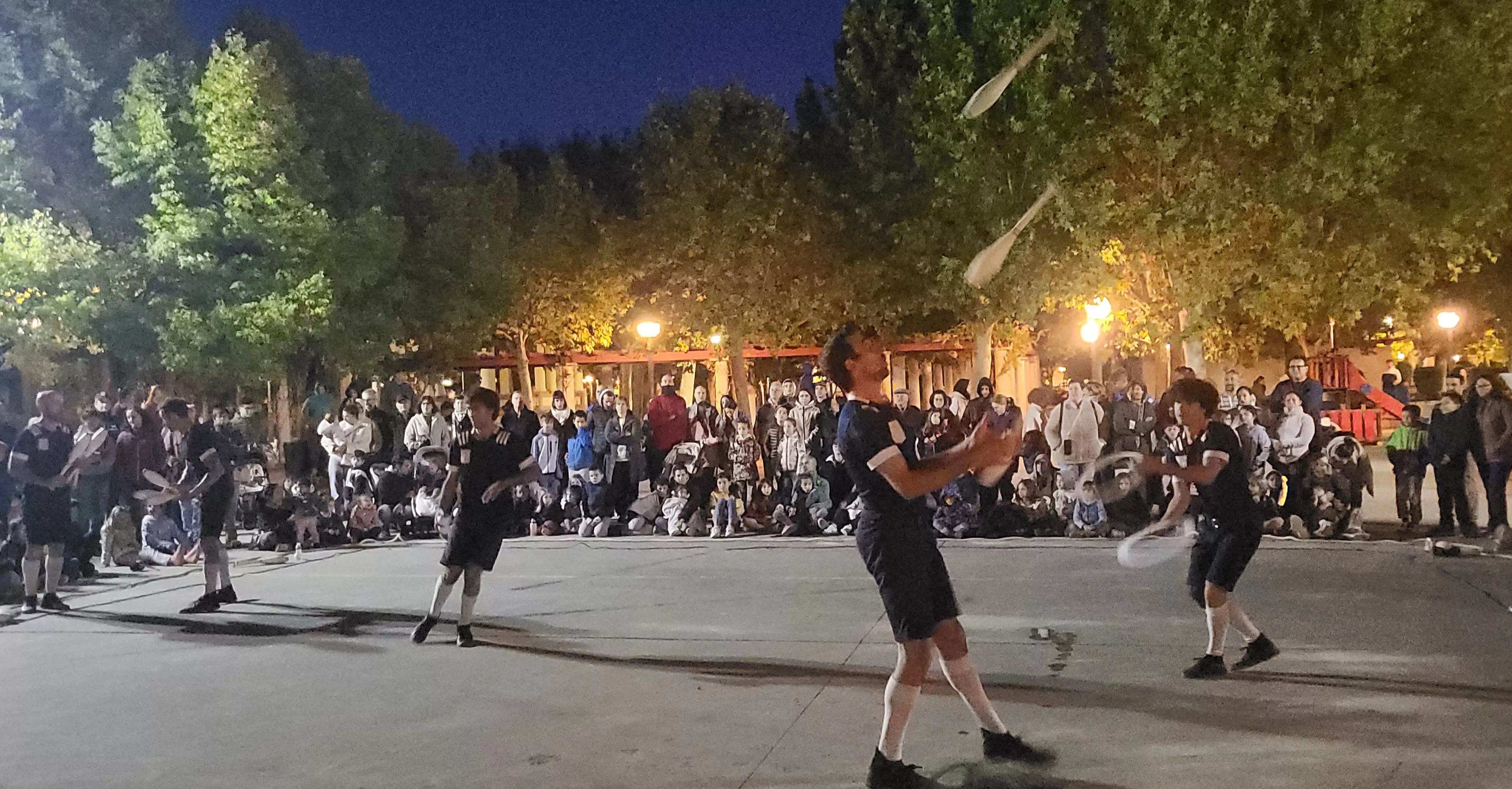 Función de circo contemporáneo “Copyleft”, de la compañía Nicanor de Elia.