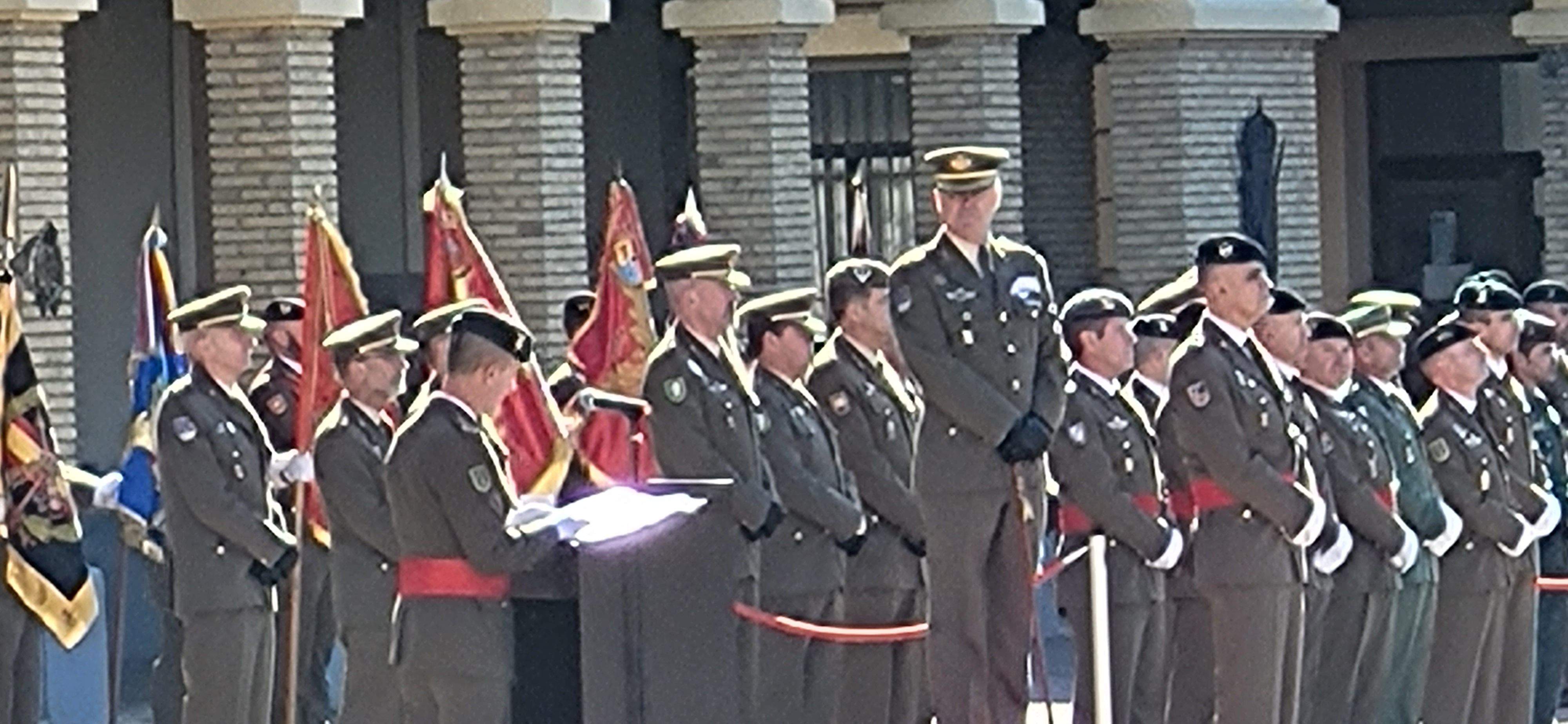 Toma de posesión de José Manuel Vivas como jefe de la División Castillejos