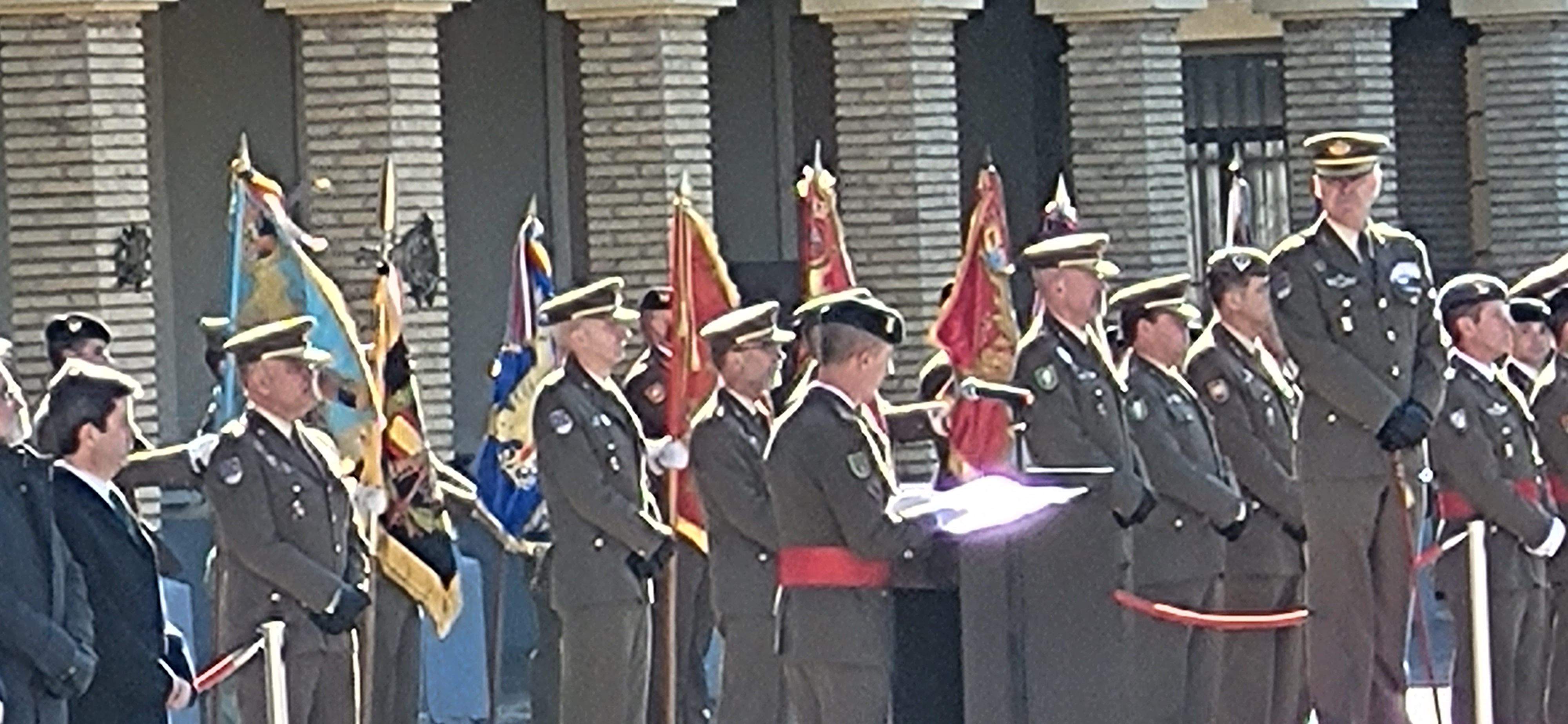Toma de posesión de José Manuel Vivas como jefe de la División Castillejos