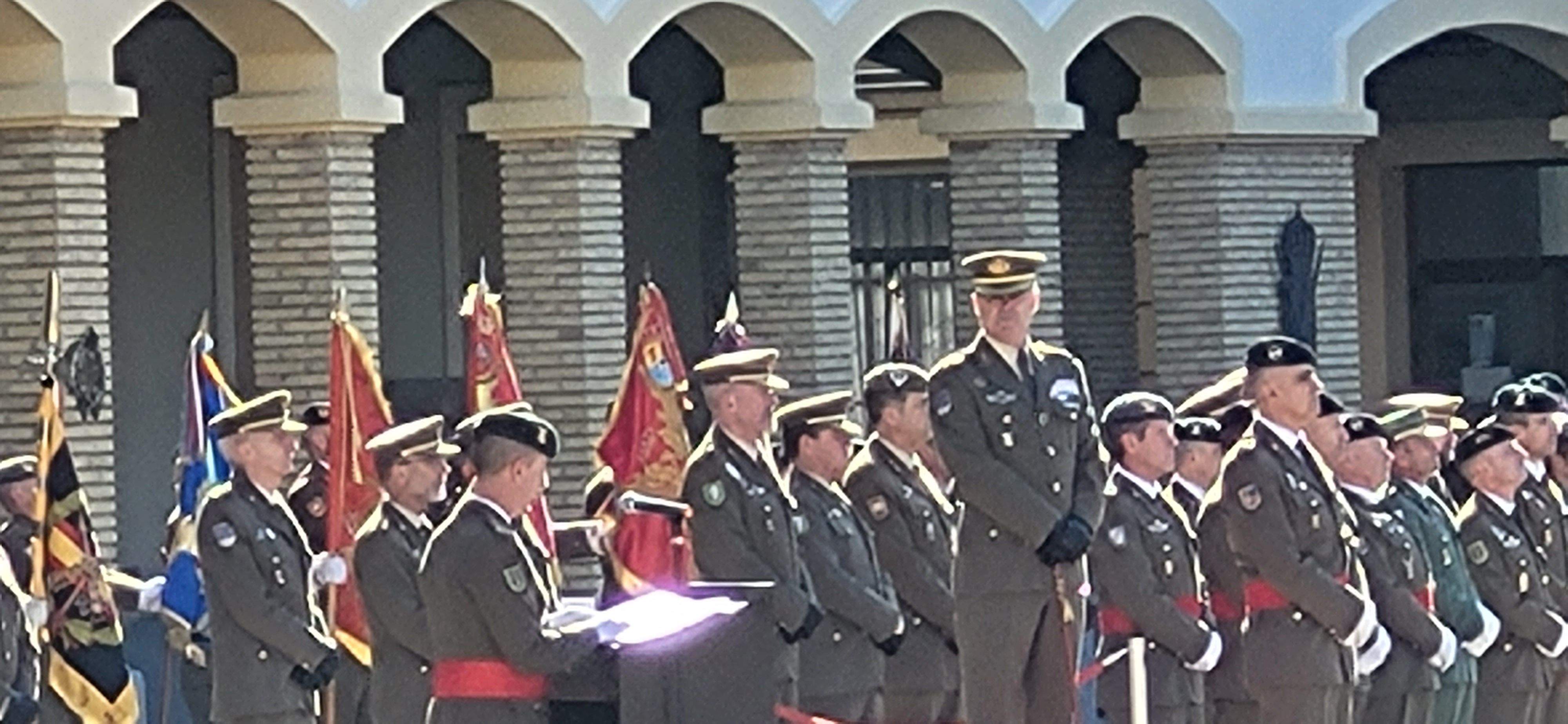 Toma de posesión de José Manuel Vivas como jefe de la División Castillejos