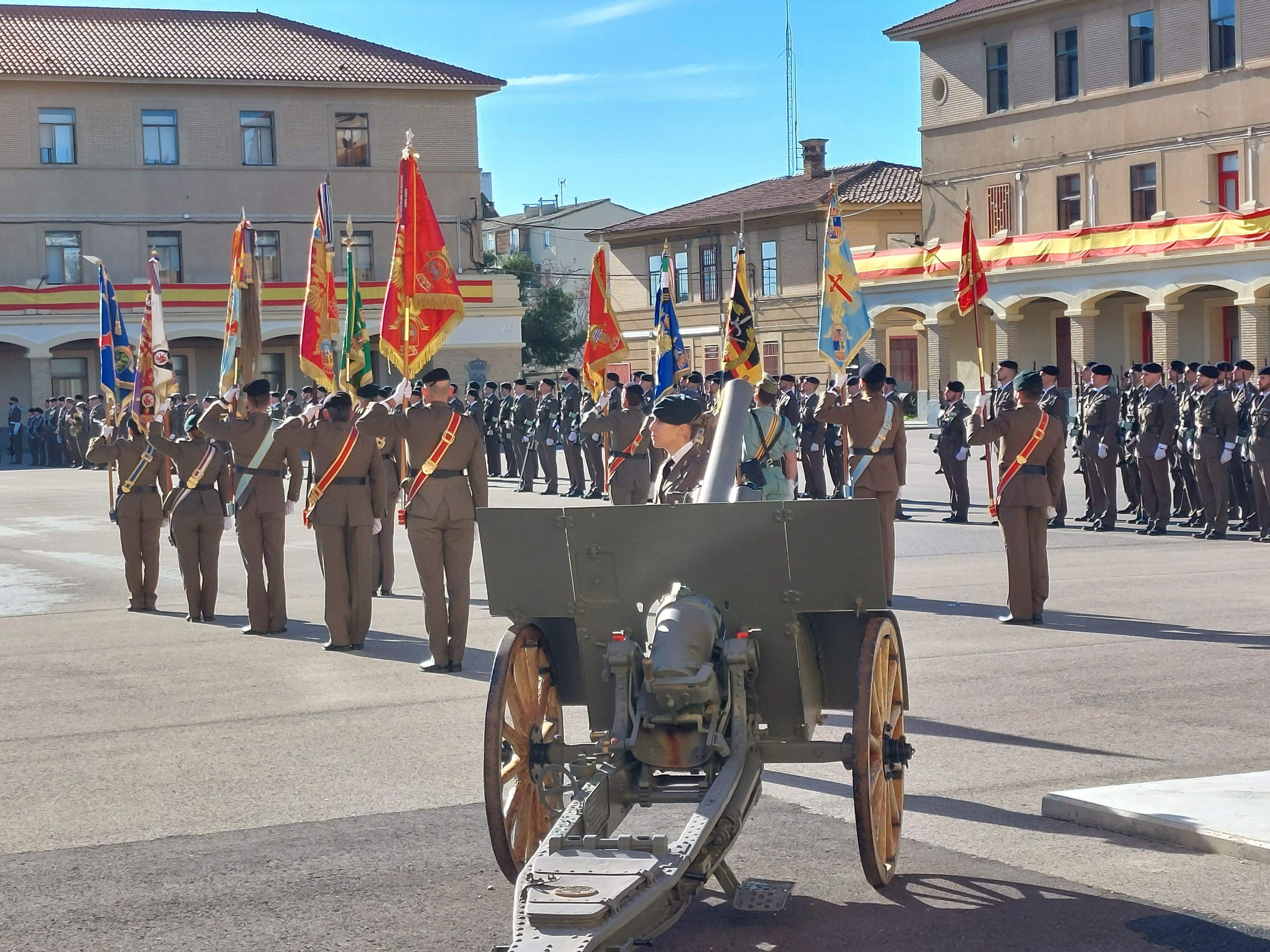 Toma de posesión de José Manuel Vivas como jefe de la División Castillejos