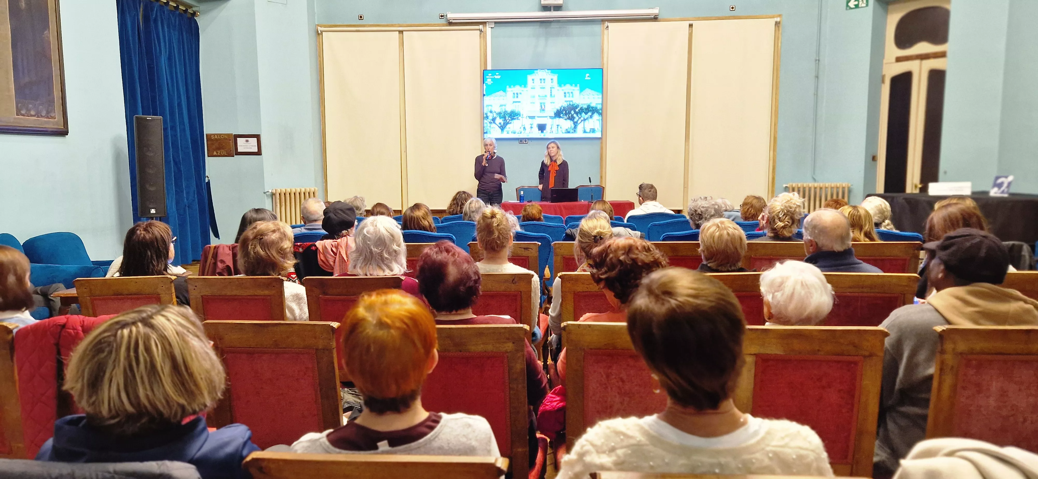  Judith Prat en el ciclo “Recreándolas" del Colectivo de Mujeres Feministas de Huesca. Foto Myriam Martínez