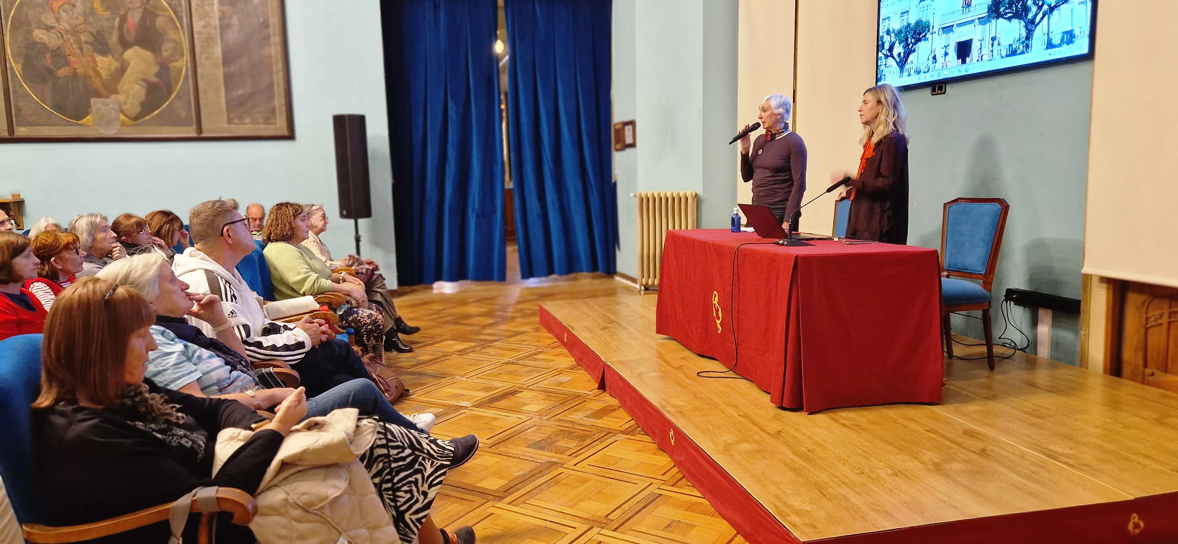  Judith Prat en el ciclo “Recreándolas" del Colectivo de Mujeres Feministas de Huesca. Foto Myriam Martínez