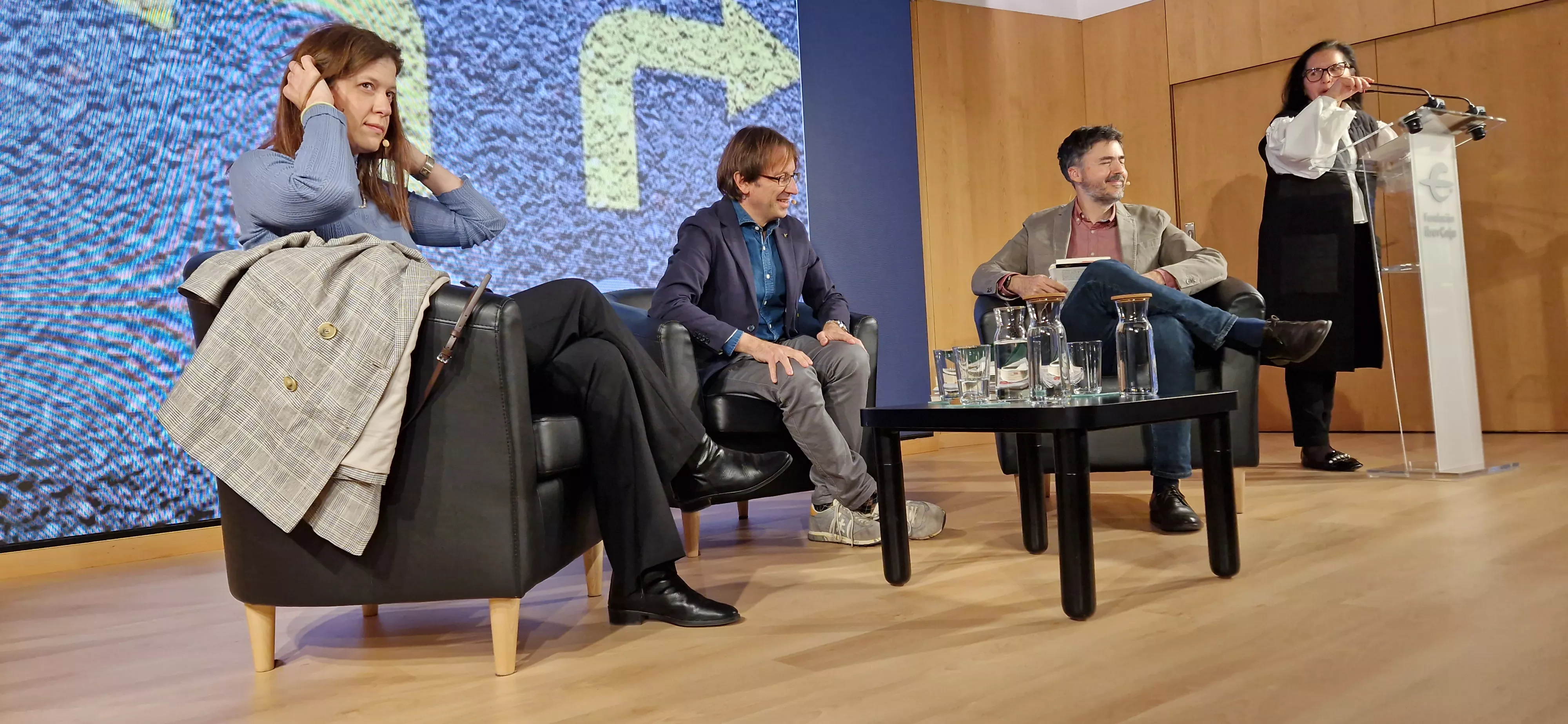 Patricia Fernández, Javier Olivera, Guillermo Lahera y Alexia Serrano. Foto Myriam Martínez
