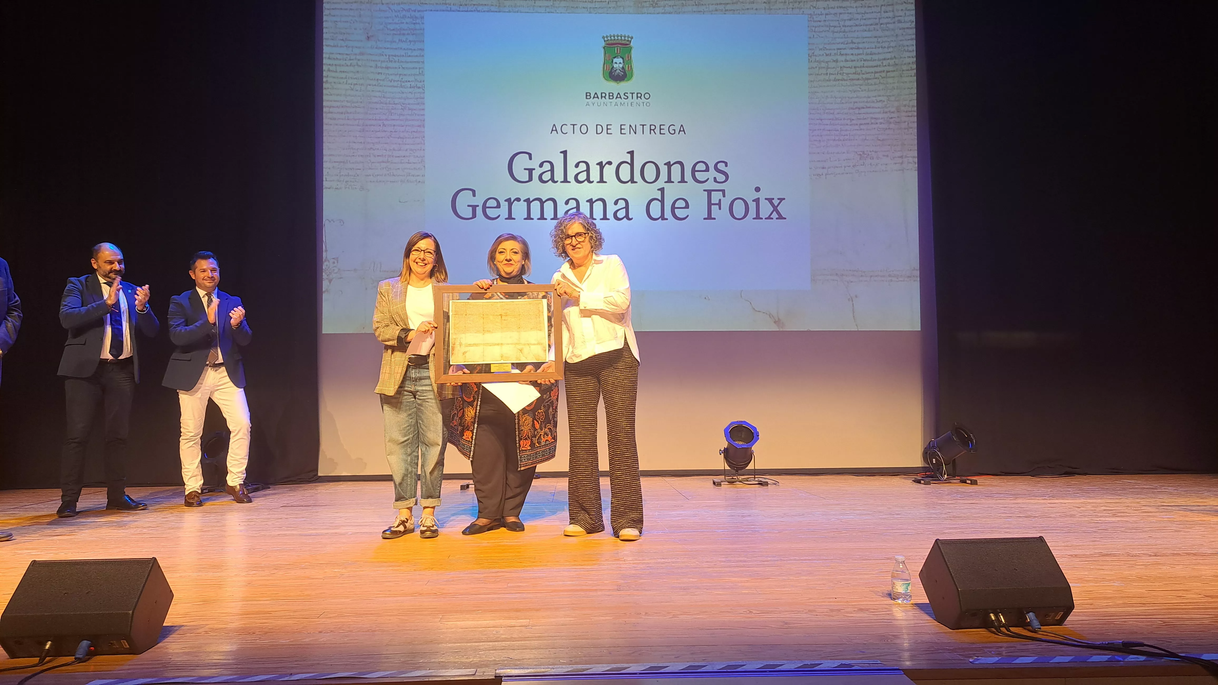 Entrega de los Galardones Germana de Foix en Barbastro