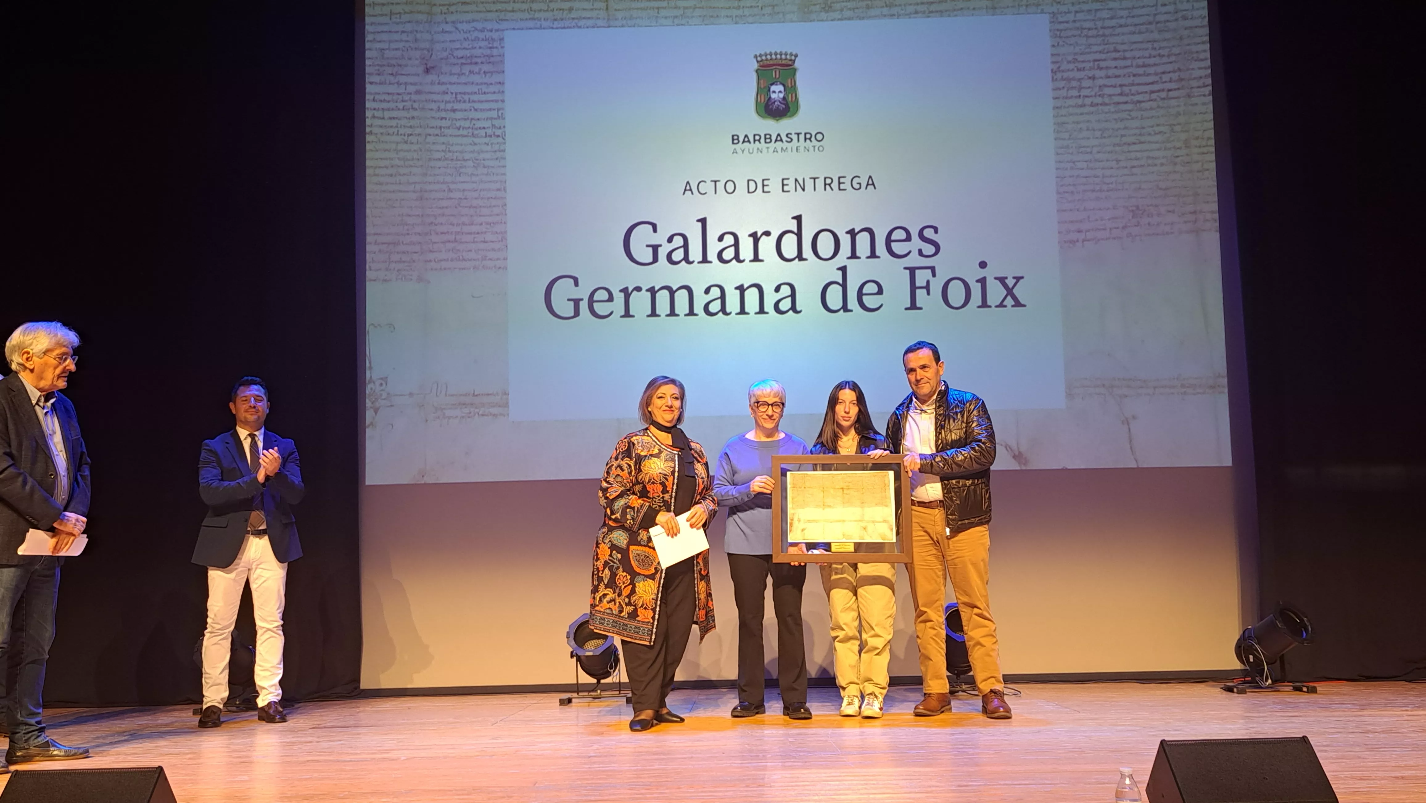 Entrega de los Galardones Germana de Foix en Barbastro