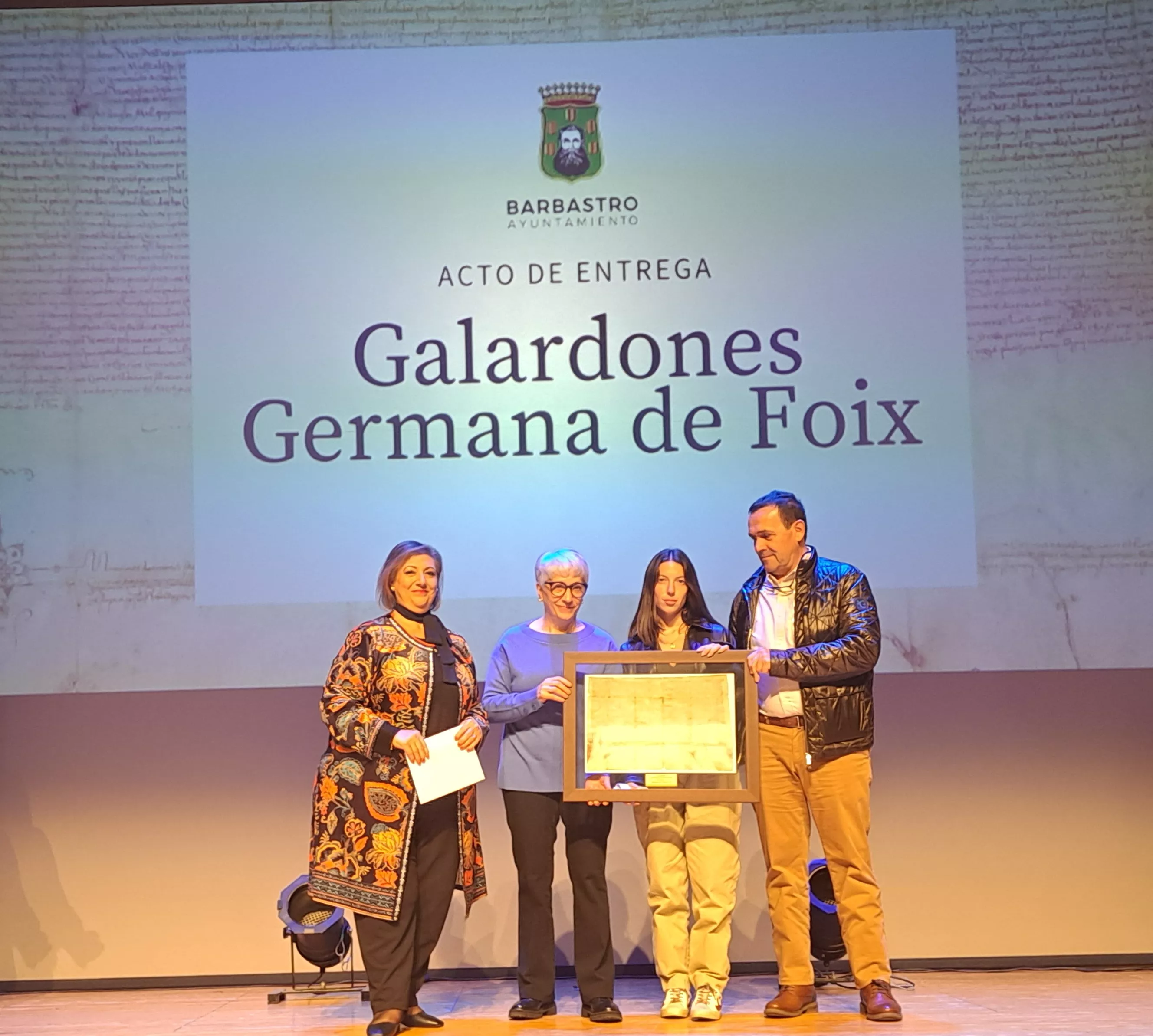 Entrega de los Galardones Germana de Foix en Barbastro