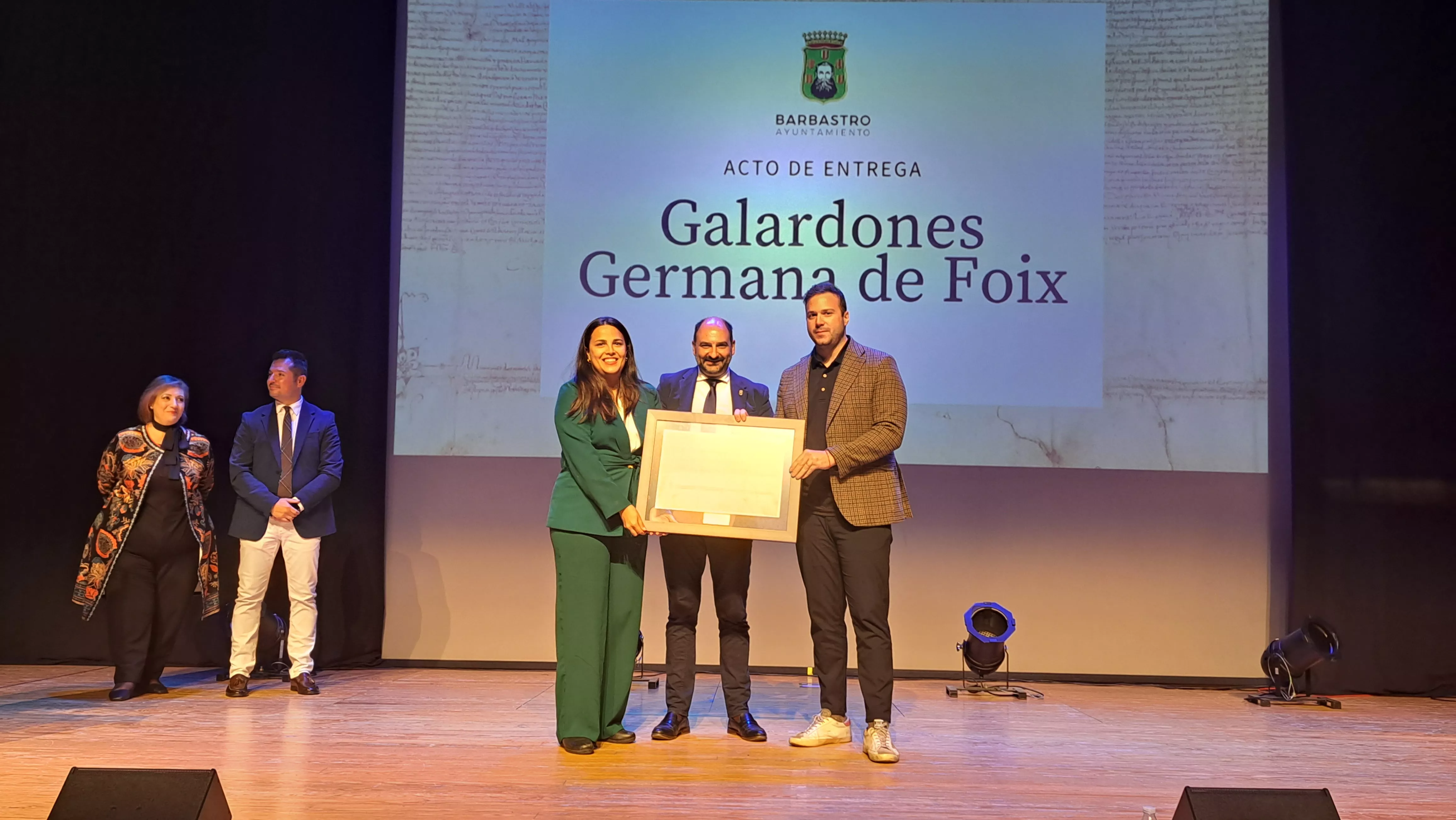 Entrega de los Galardones Germana de Foix en Barbastro