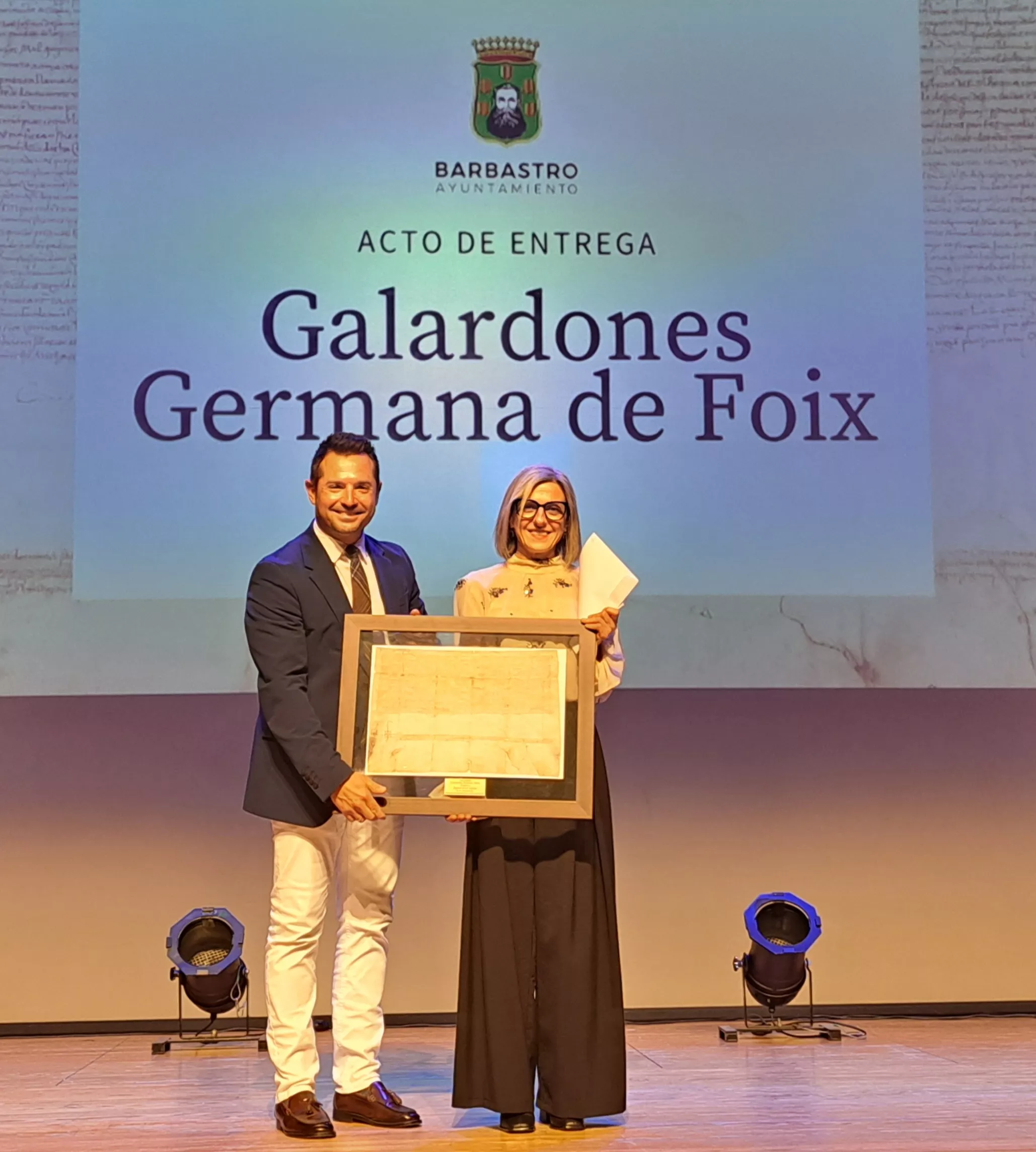 Entrega de los Galardones Germana de Foix en Barbastro